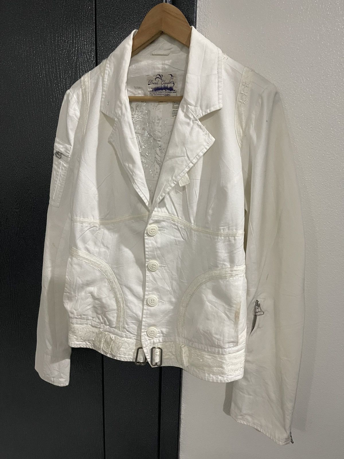 Diesel Diesel Parachute White Jacket Size M / US 6-8 / IT 42-44 - 3 Thumbnail