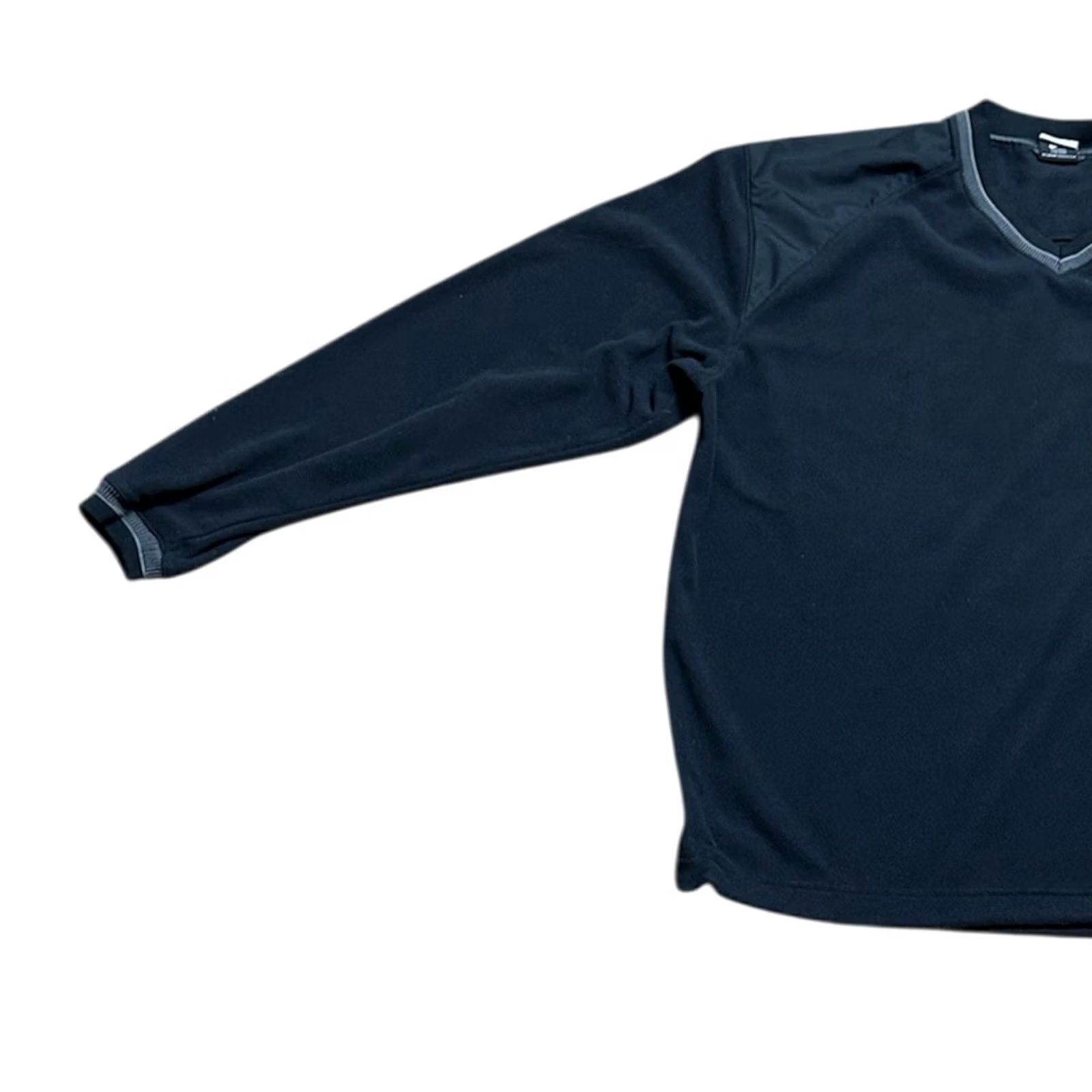 Nike VINTAGE Nike Golf Therma Fit Black Fleece V Neck Sweater Men's Large Size US L / EU 52-54 / 3 - 2 Thumbnail