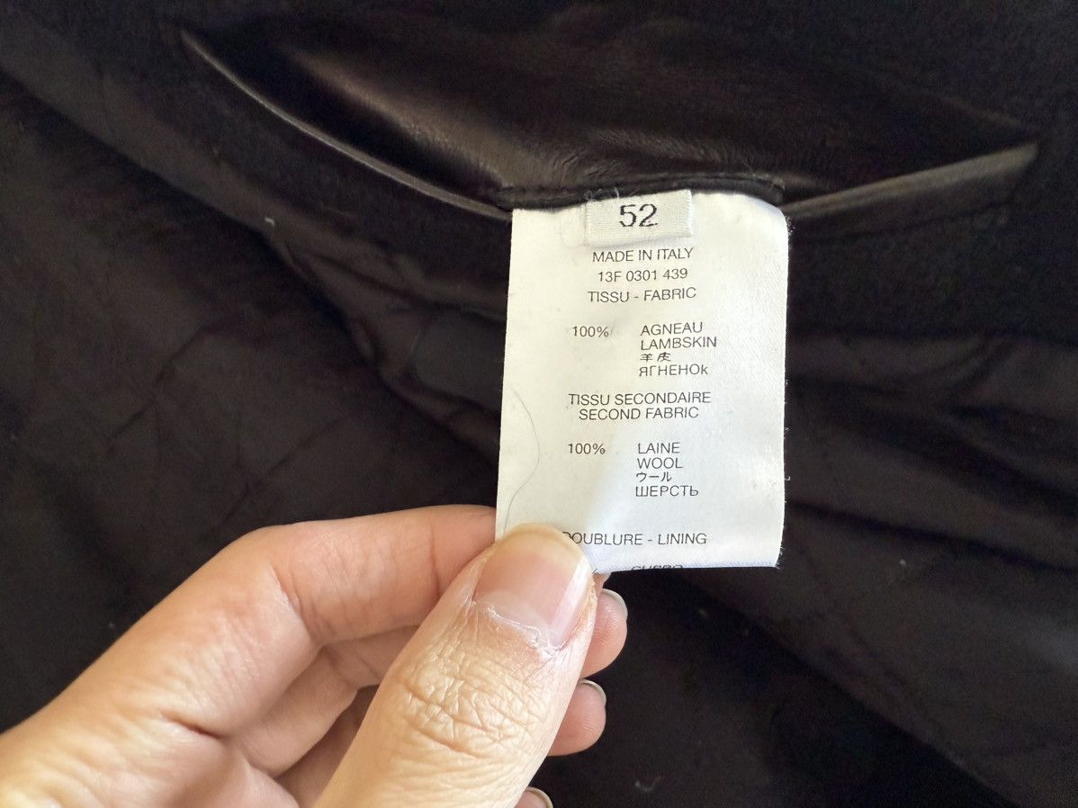 Givenchy Givenchy Black Leather Sleeved Varsity Baseball Jacket sz 52 Size US L / EU 52-54 / 3 - 5 Thumbnail