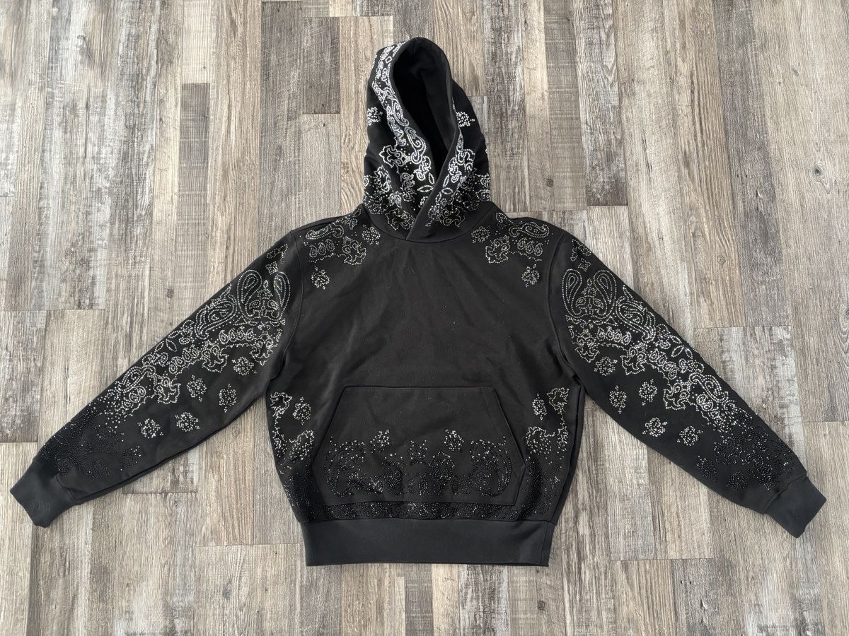 Amiri Amiri Bandana Pattern Hoodie | Grailed