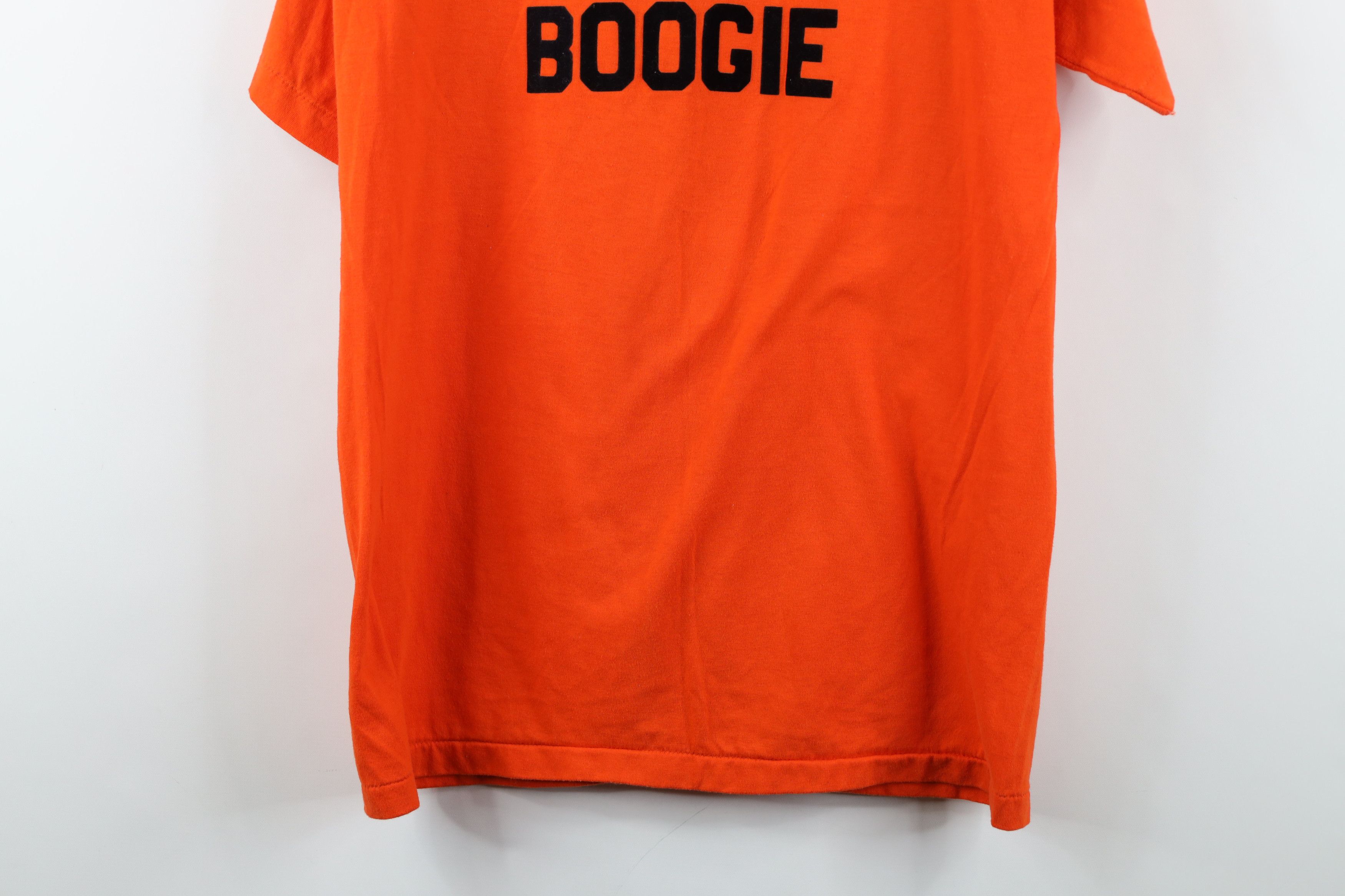 Vintage Vintage 70s Streetwear Buggie Boogie T-Shirt Orange USA Size US L / EU 52-54 / 3 - 13 Thumbnail