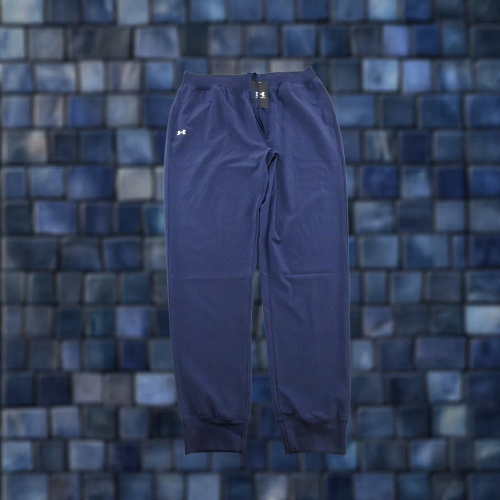 Under Armour Under Armour Women's Armoursport Woven Sweat Pants Tall L Navy Blue NEW Size 36" / US 14 / IT 50 - 1 Thumbnail