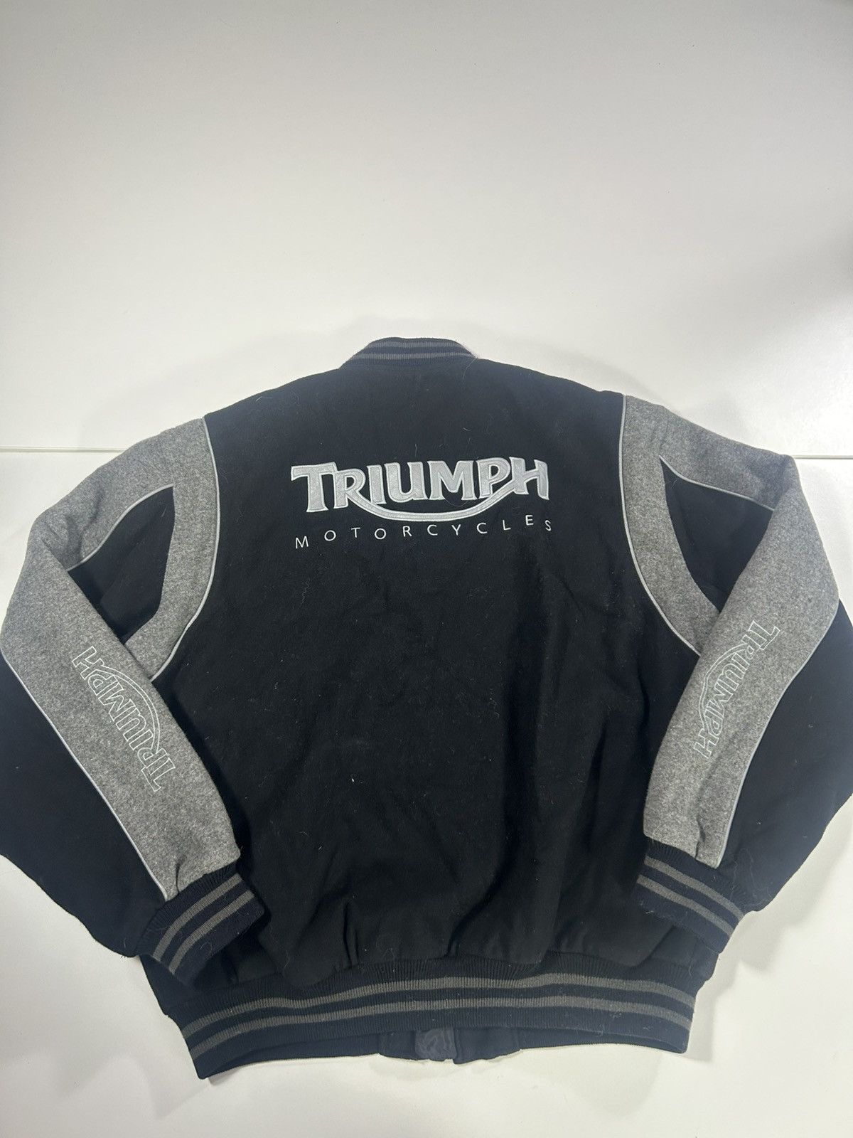 Other Vintage Triumph motorcycles wool mix heavy jacket Size US XL / EU 56 / 4 - 4 Thumbnail