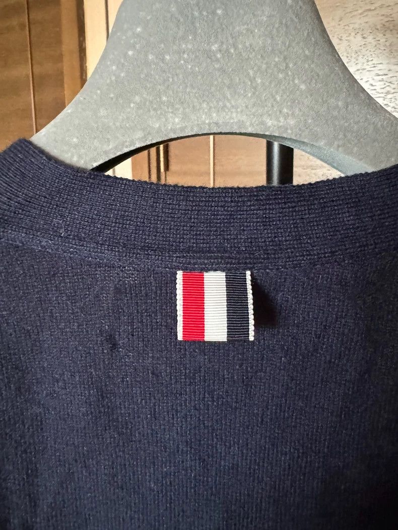 Thom Browne Thom Browne Cashmere cardigan Size US L / EU 52-54 / 3 - 7 Thumbnail