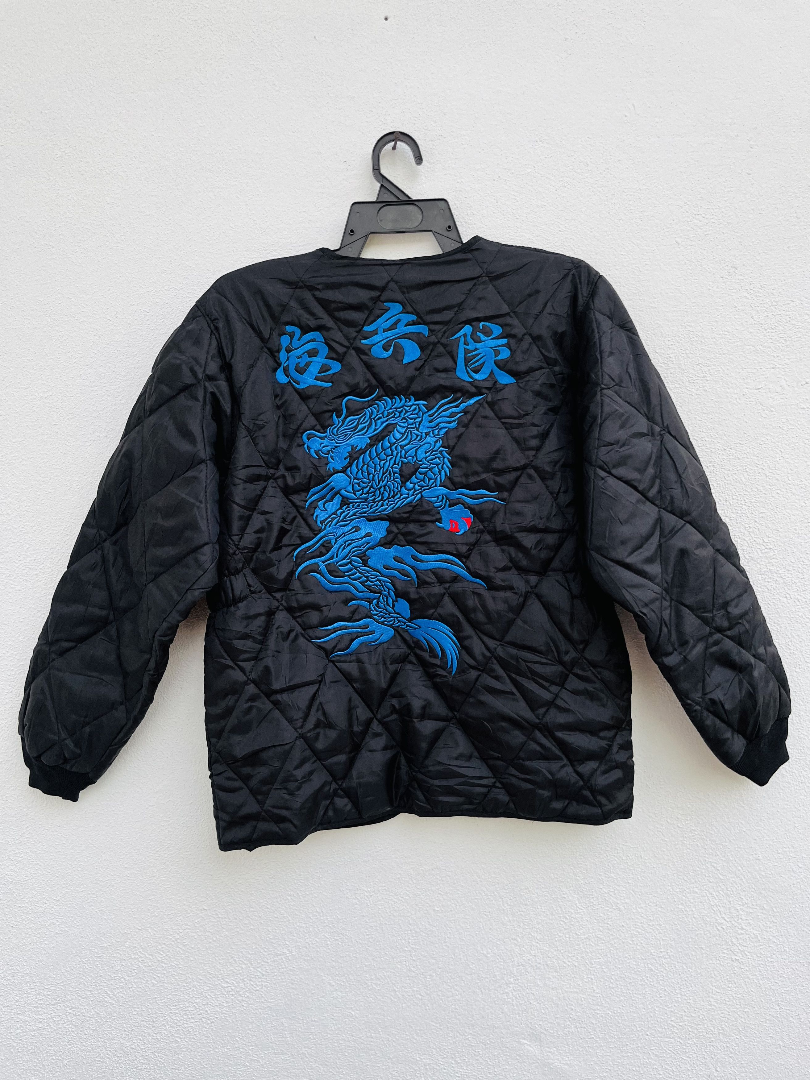image of Vintage Yakuza Dragon Japanese Designer Fashion Style in Black, Men's (Size Medium)