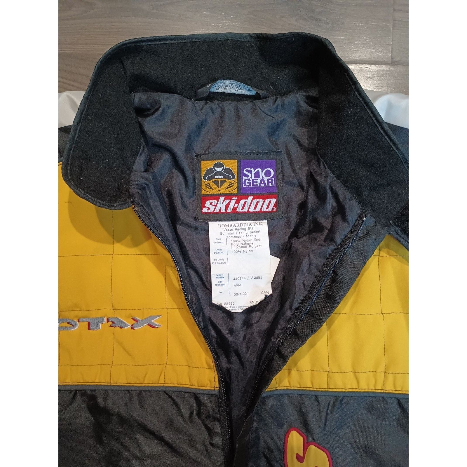 Ski-Doo Vintage Ski-Doo Rotax Yellow Jacket Size M Bombardier Sno Size US M / EU 48-50 / 2 - 13 Thumbnail