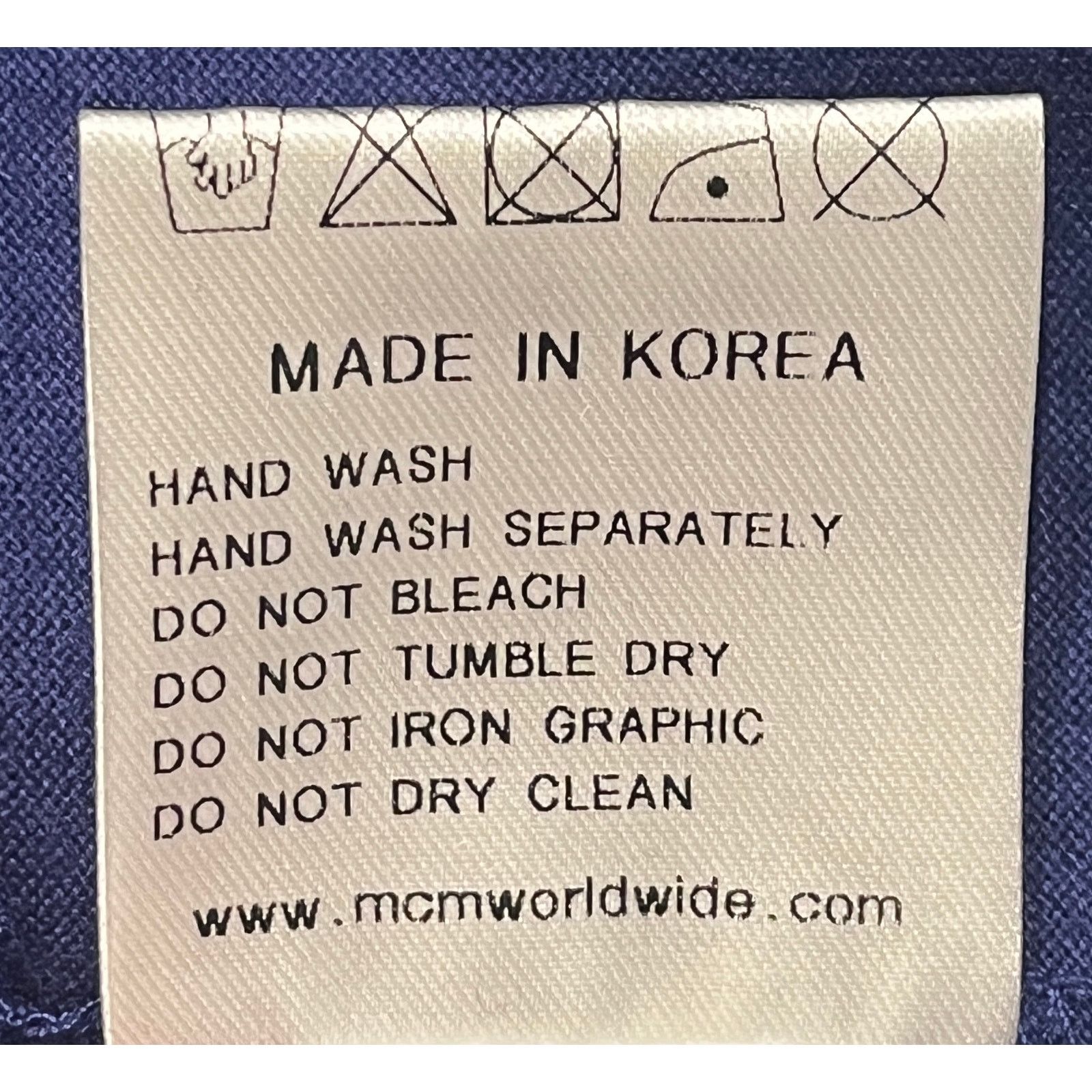 MCM 9-40 MCM Men's T-Shirt 100% Cotton Navy-Blue XL Size US XL / EU 56 / 4 - 6 Thumbnail