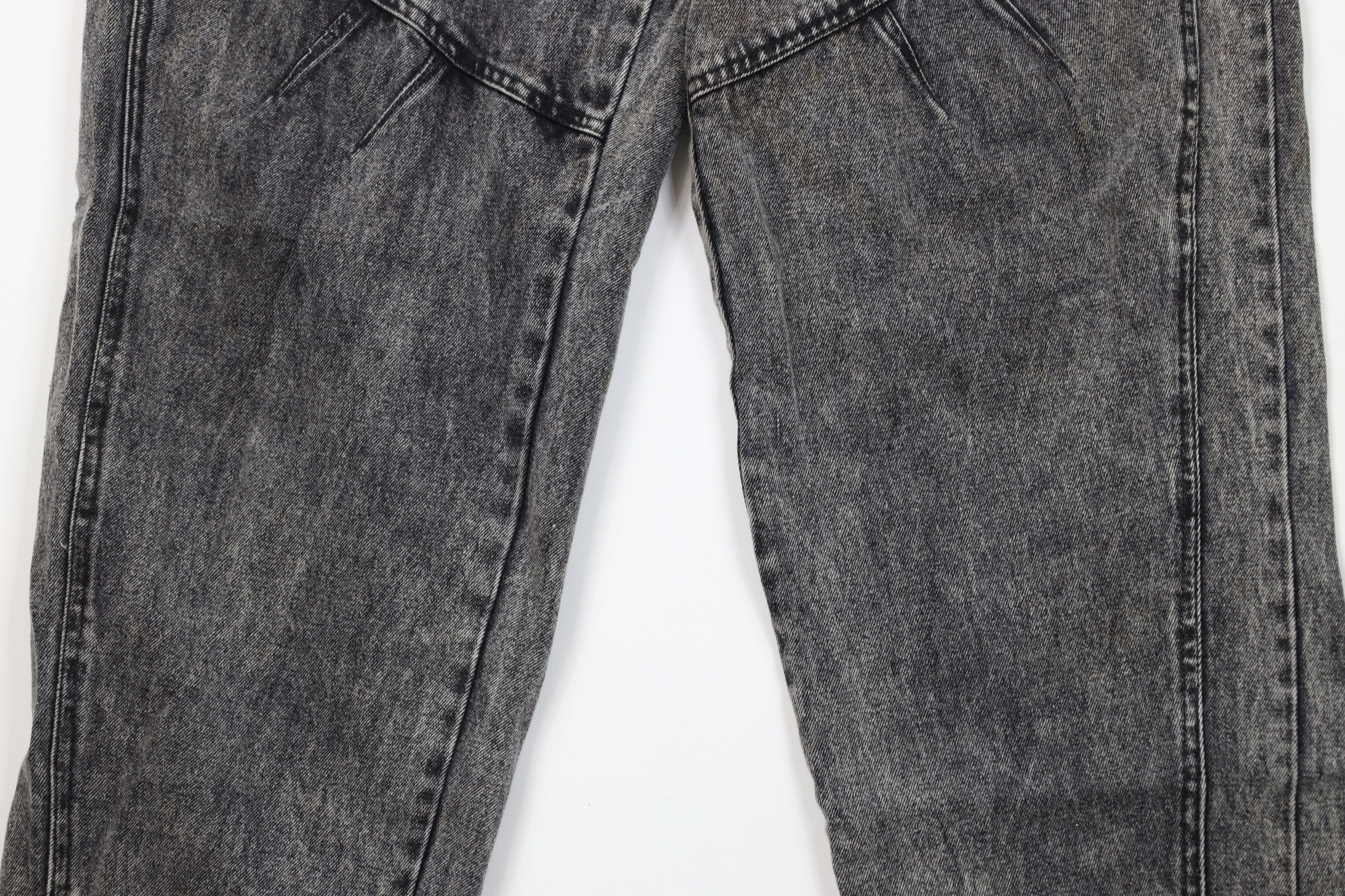 Vintage Vintage 80s 90s Streetwear Acid Wash Relaxed Jeans Black Size US 30 / EU 46 - 3 Thumbnail