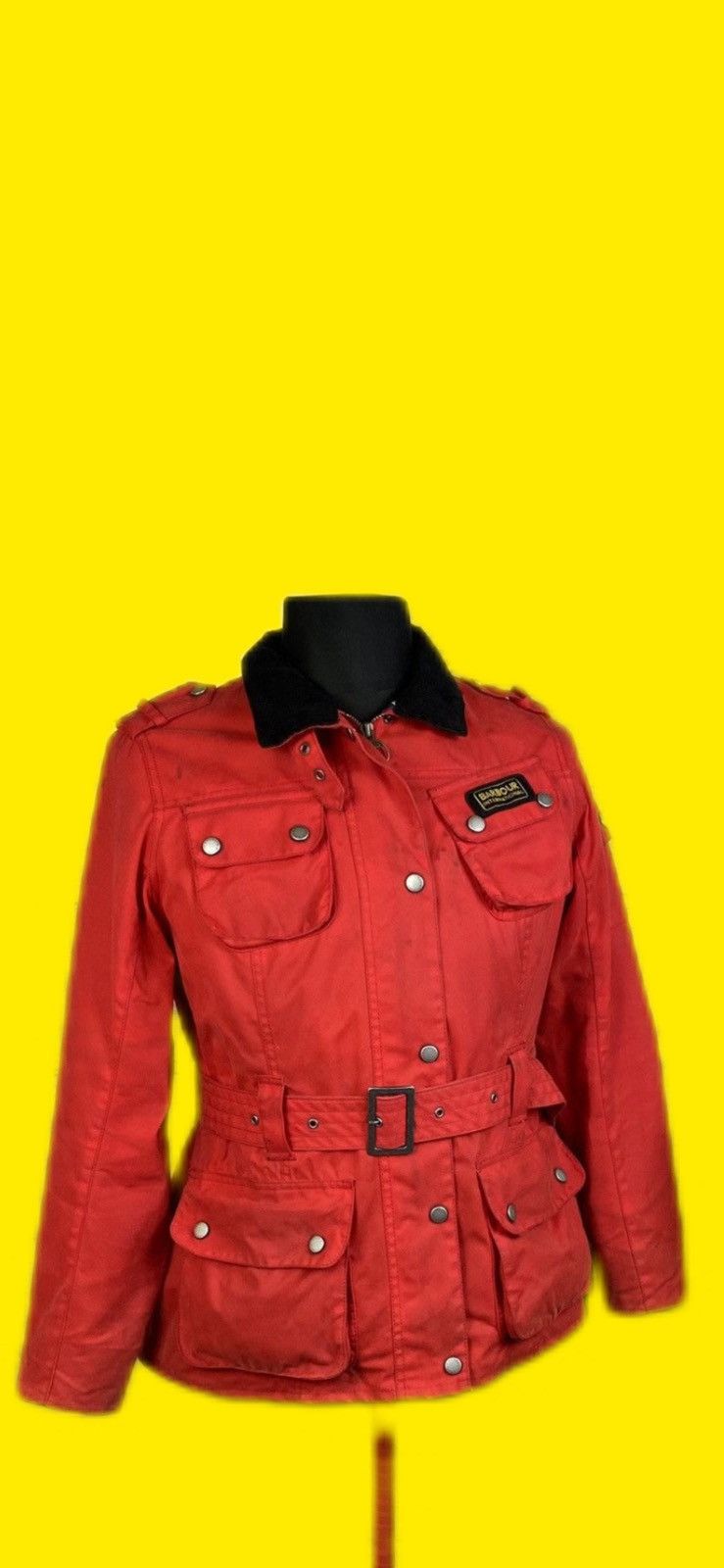 Barbour × Vintage Barbour International wax waterproof jacket Size XL / US 12-14 / IT 48-50 - 1 Thumbnail