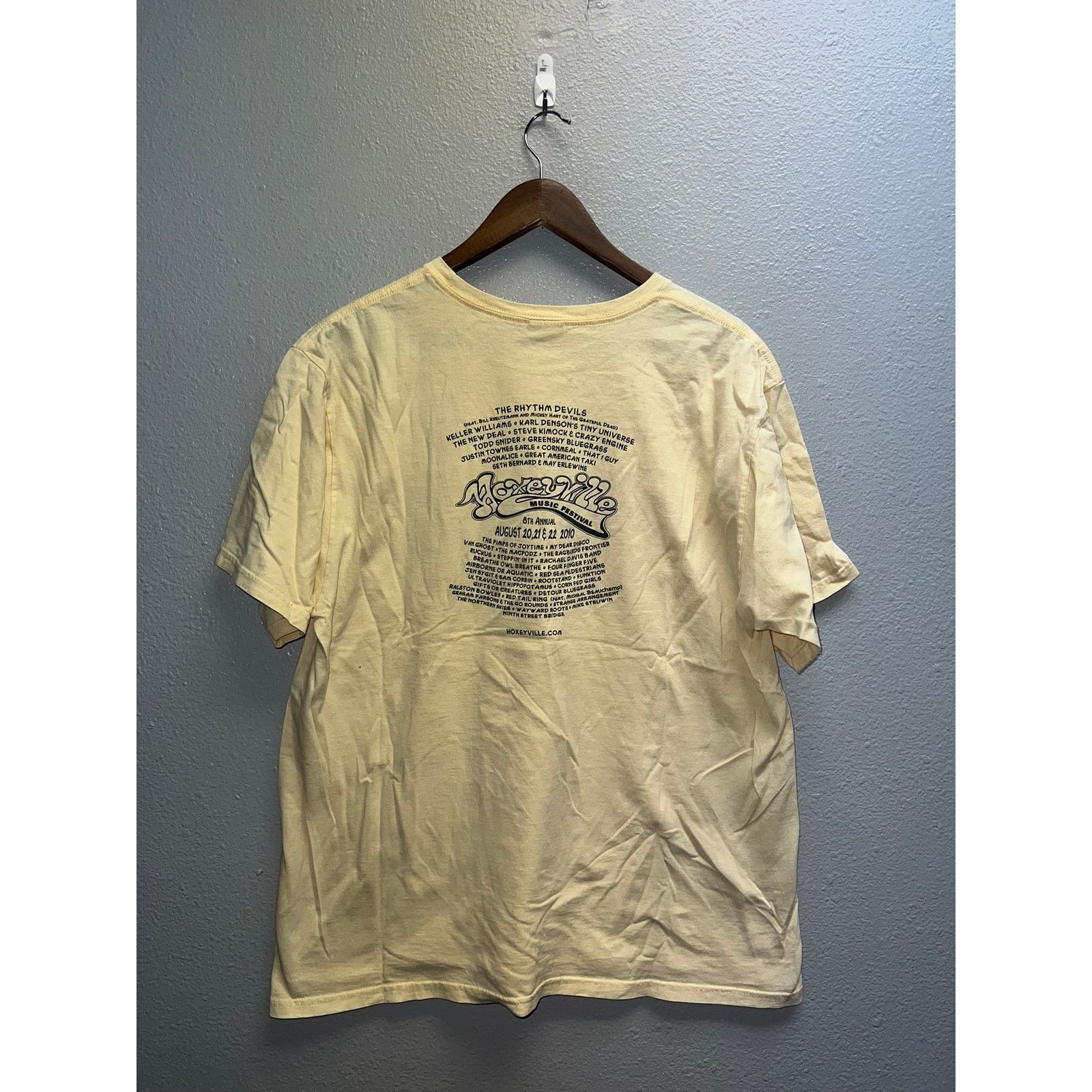 Anvil Honeyville Music Festival Shirt Volunteer Yellow Tour Tee XL Size US XL / EU 56 / 4 - 5 Thumbnail