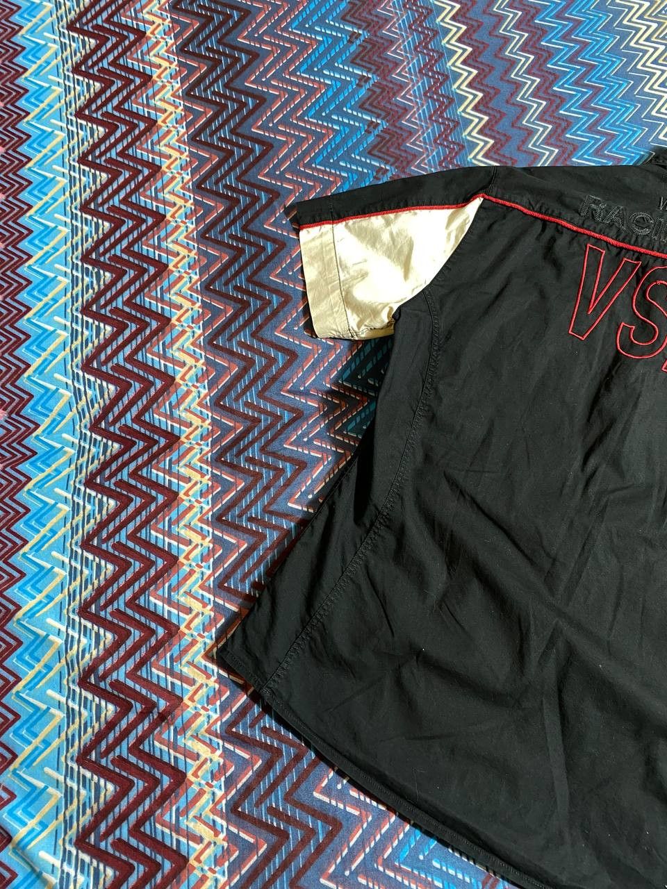 Versace Vintage Y2K shirt Versace black luxury big logo streetwear Size US M / EU 48-50 / 2 - 8 Thumbnail