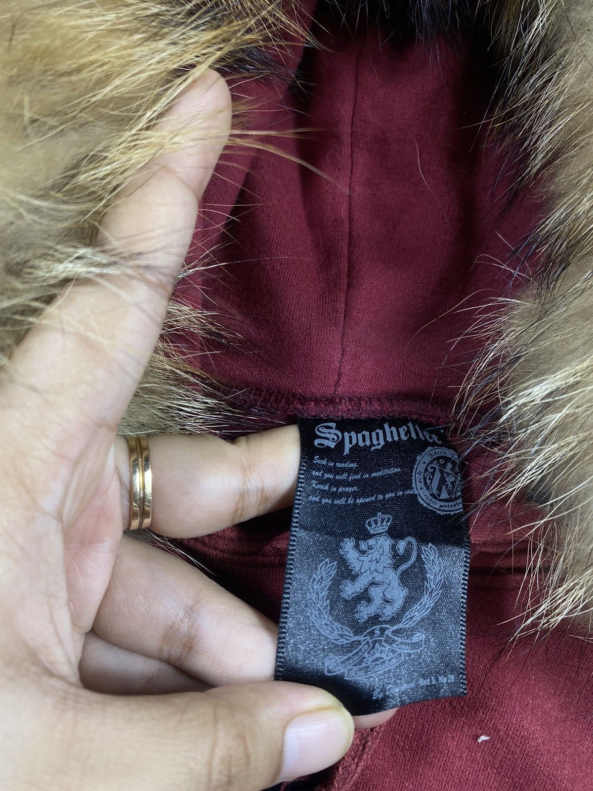 20471120 Japanese Spaghettee Zip Fur Hoodie hysteric ifsix style Size US L / EU 52-54 / 3 - 5 Thumbnail
