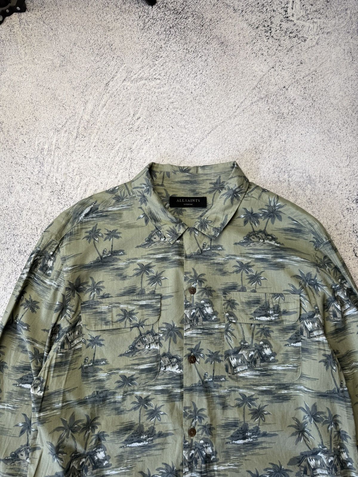 Allsaints Designer Allsaints AWA Hawaii crazy oversize shirt Size US M / EU 48-50 / 2 - 8 Thumbnail