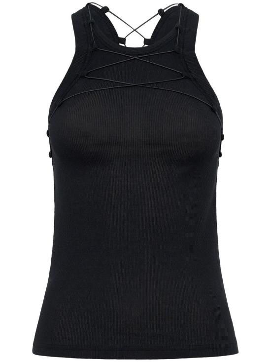 Dion Lee DION LEE Women Tops C3099R23 BLACK Black Size XS / US 0-2 / IT 36-38 - 1 Thumbnail