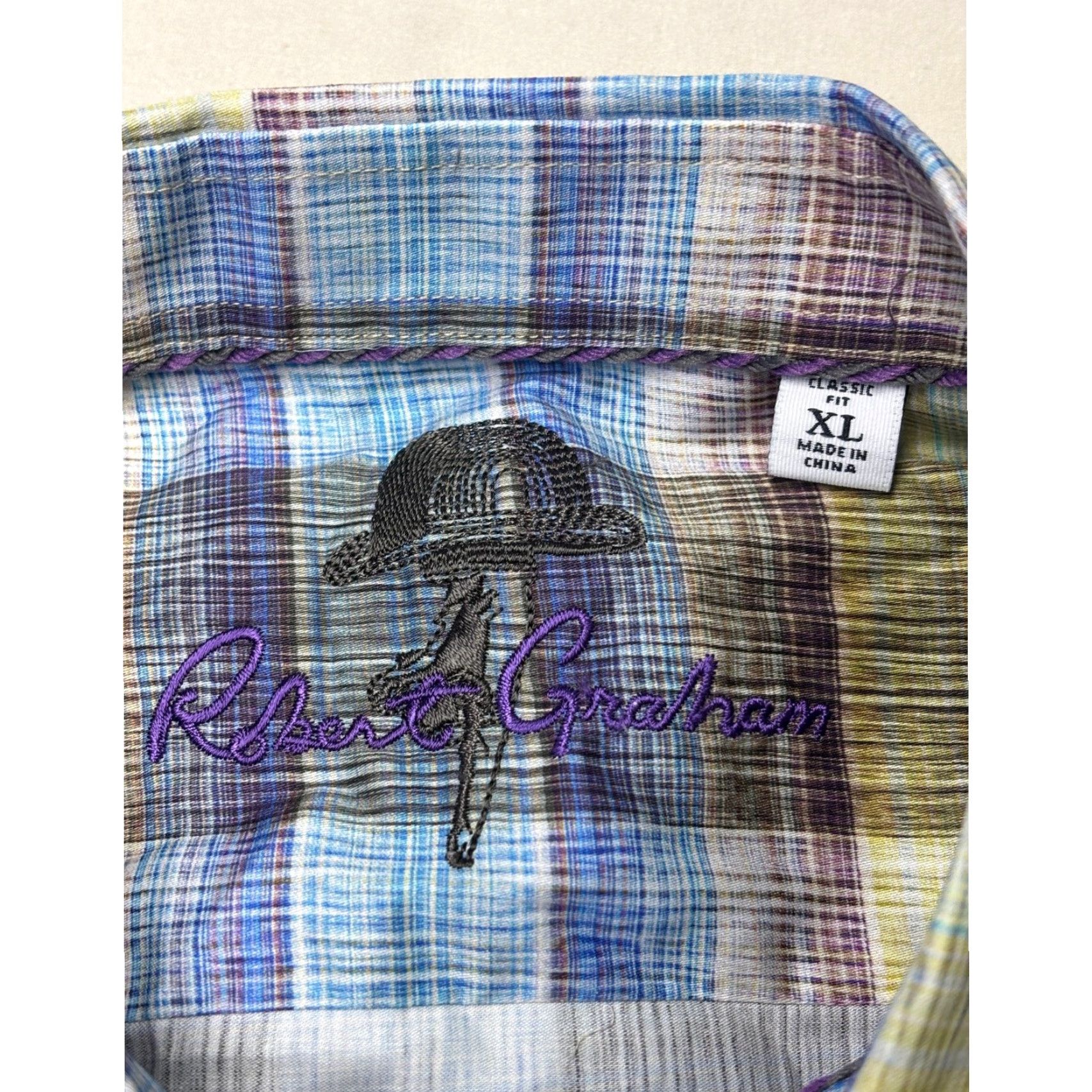 Robert Graham VINTAGE? No. Size US XL / EU 56 / 4 - 5 Thumbnail