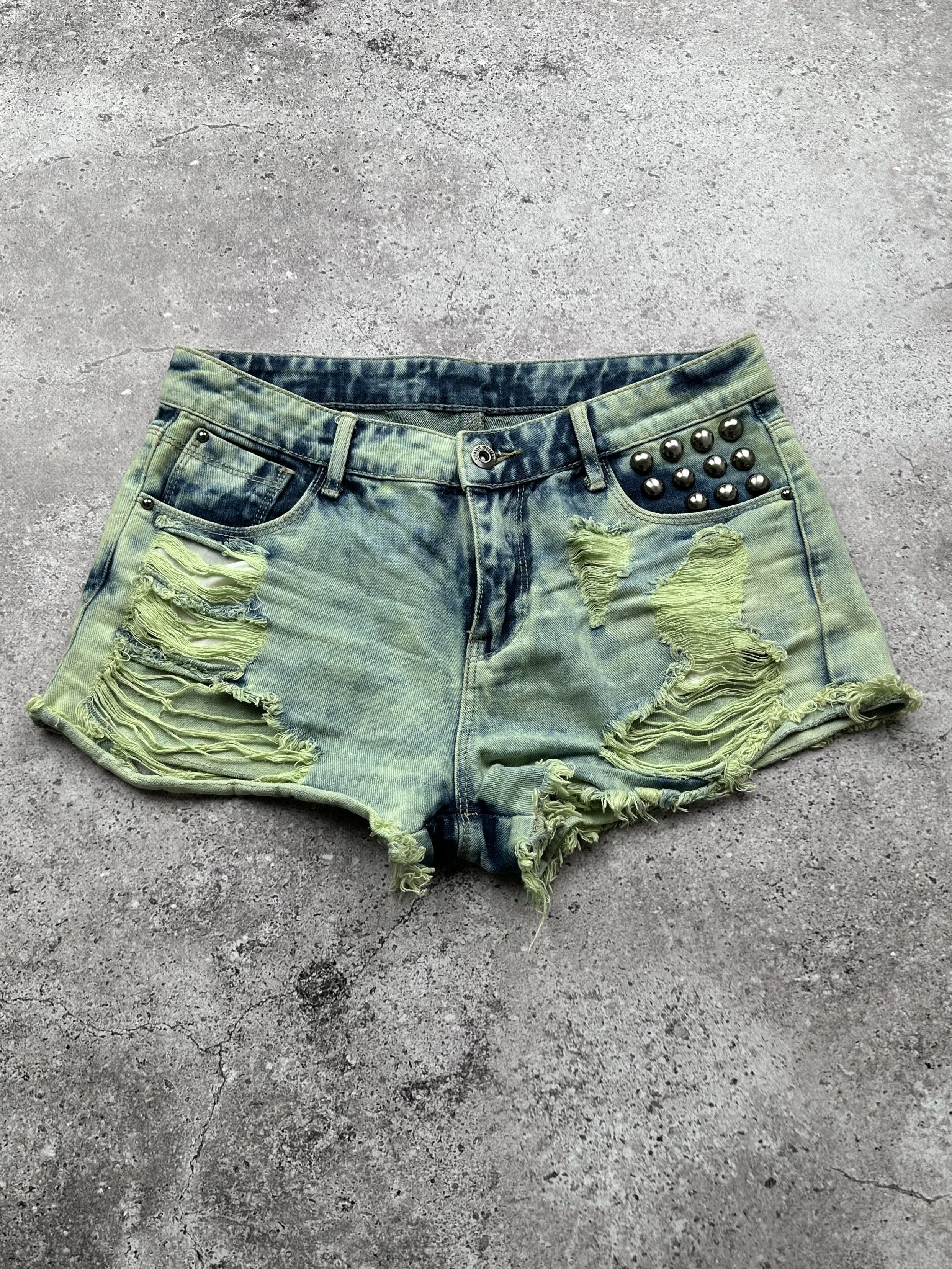 image of Avant Garde Vintage Faded Mini Shorts in Faded Brown, Women's (Size 28)