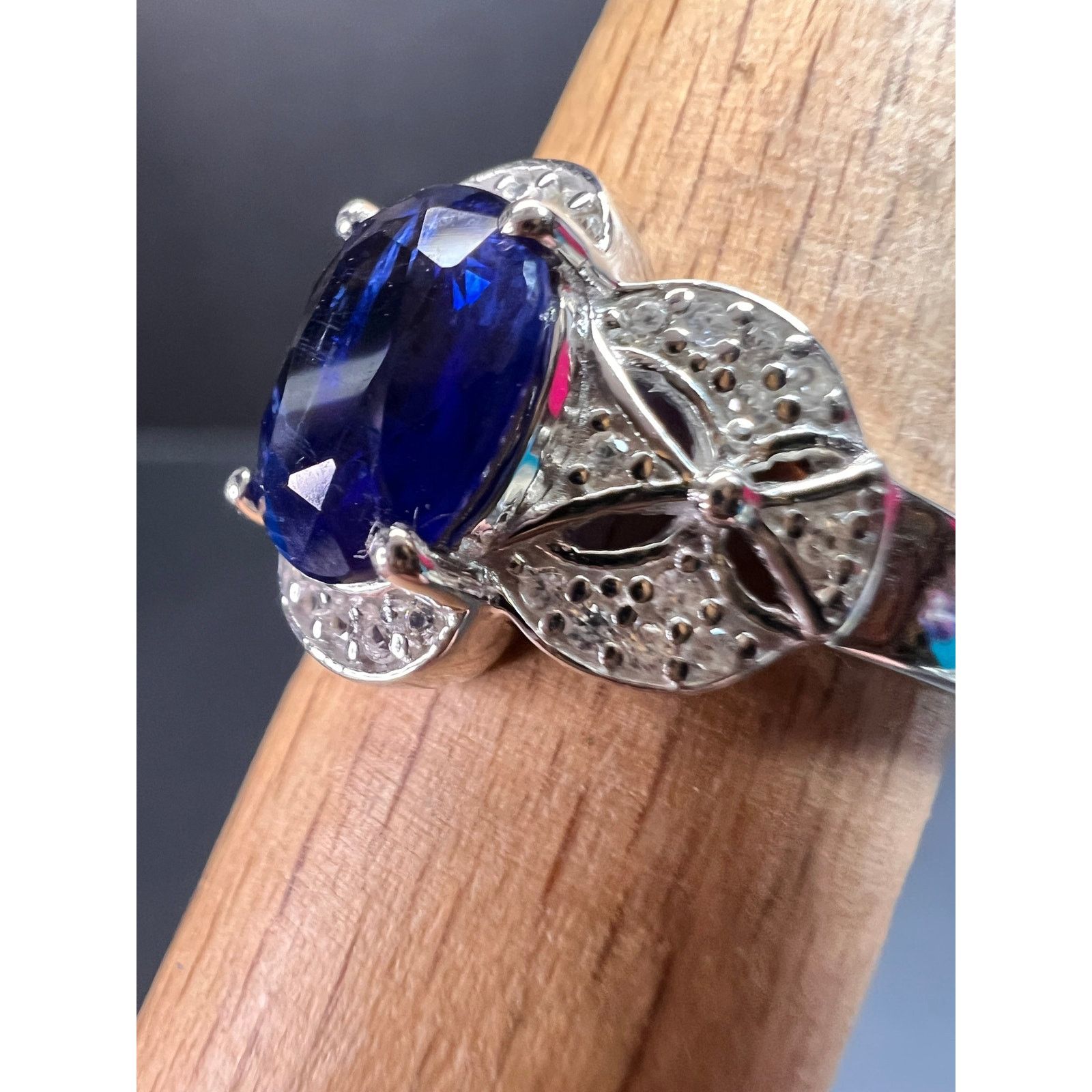 Other NEW Blue kyanite Sterling silver ring size 8 Size ONE SIZE - 5 Thumbnail