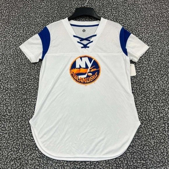 NHL New York Islanders Shirt Women White NHL Short Sleeve New M Size M / US 6-8 / IT 42-44 - 1 Thumbnail