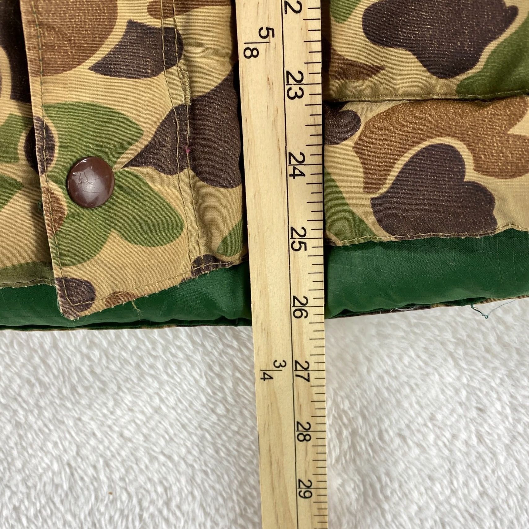 Vintage VINTAGE Woods Bag & Canvas Goose Vest Mens Large Down Filled Camo Puffer Hunting Goose - Made in Canada Size US L / EU 52-54 / 3 - 6 Thumbnail