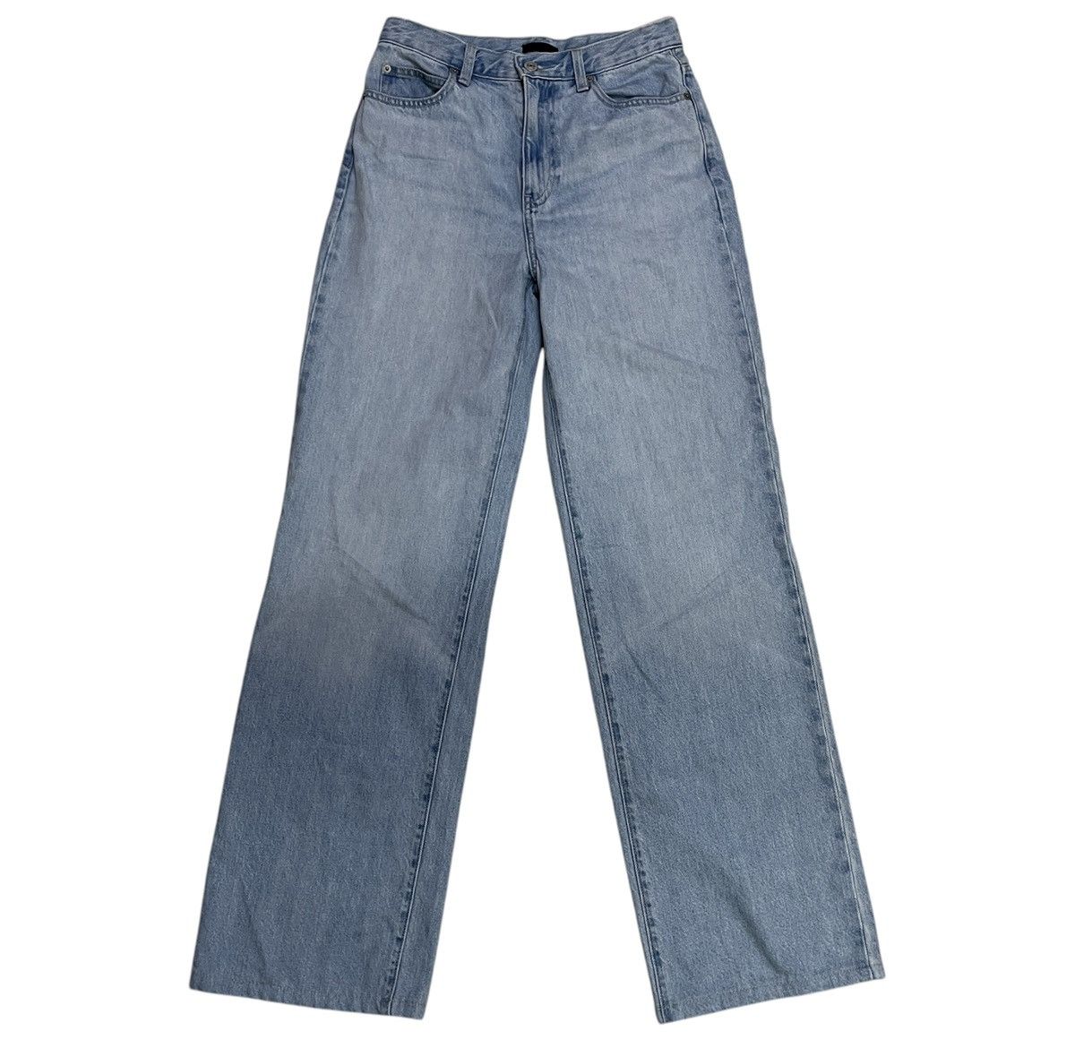 Japanese Brand × Uniqlo × Vintage Uniqlo Baggy Wide Jeans Size US 28 / EU 44 - 1 Thumbnail