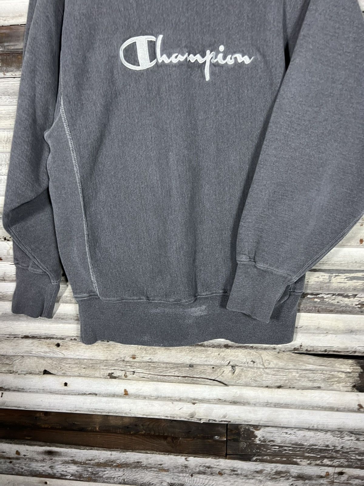 Champion × Vintage Vintage Champion Spellout Reverse Weave Sweatshirt Size US XL / EU 56 / 4 - 3 Thumbnail