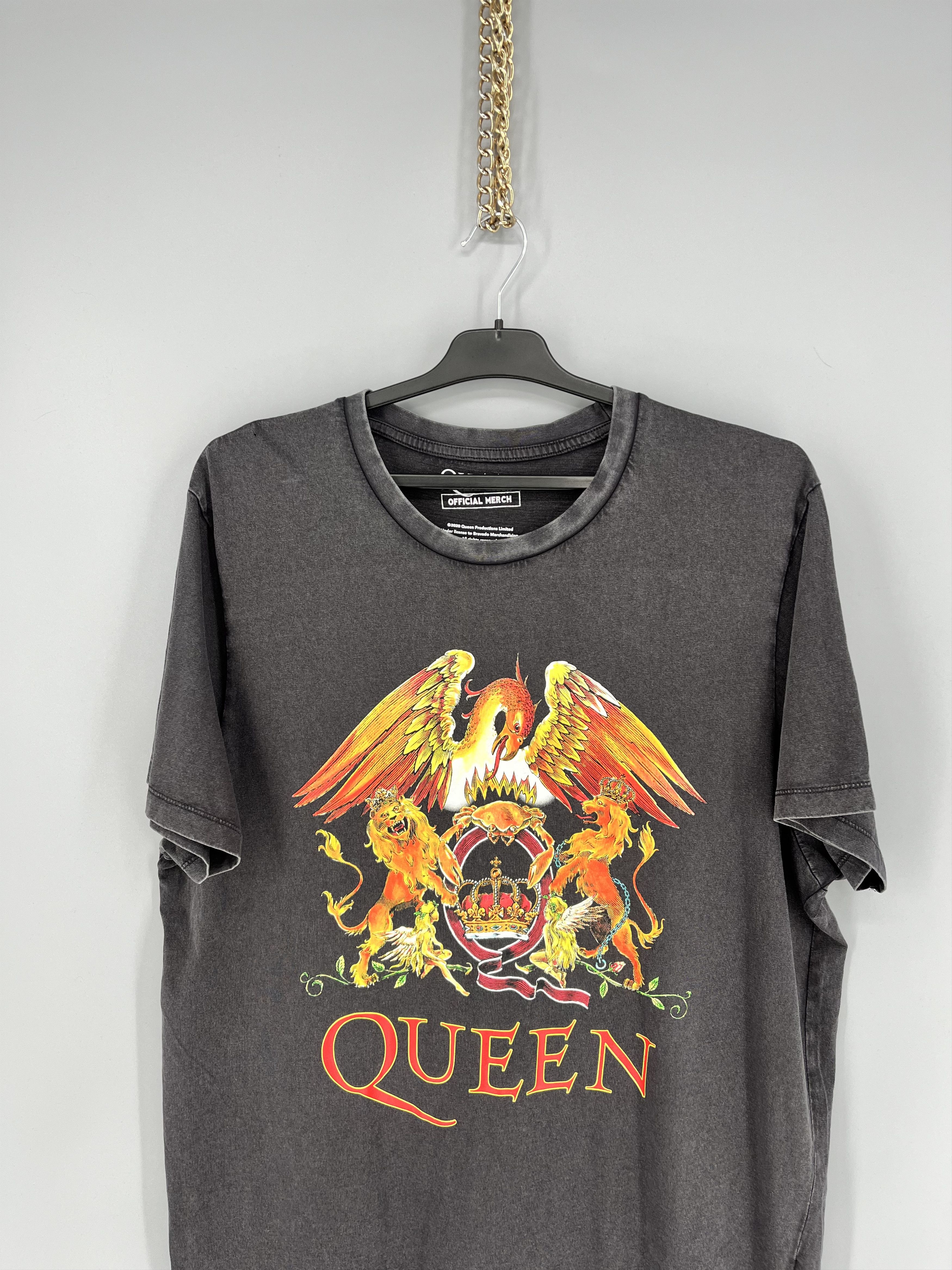 Band Tees Mens Vintage QUEEN T Shirt Rock Band Tee Size US L / EU 52-54 / 3 - 6 Thumbnail