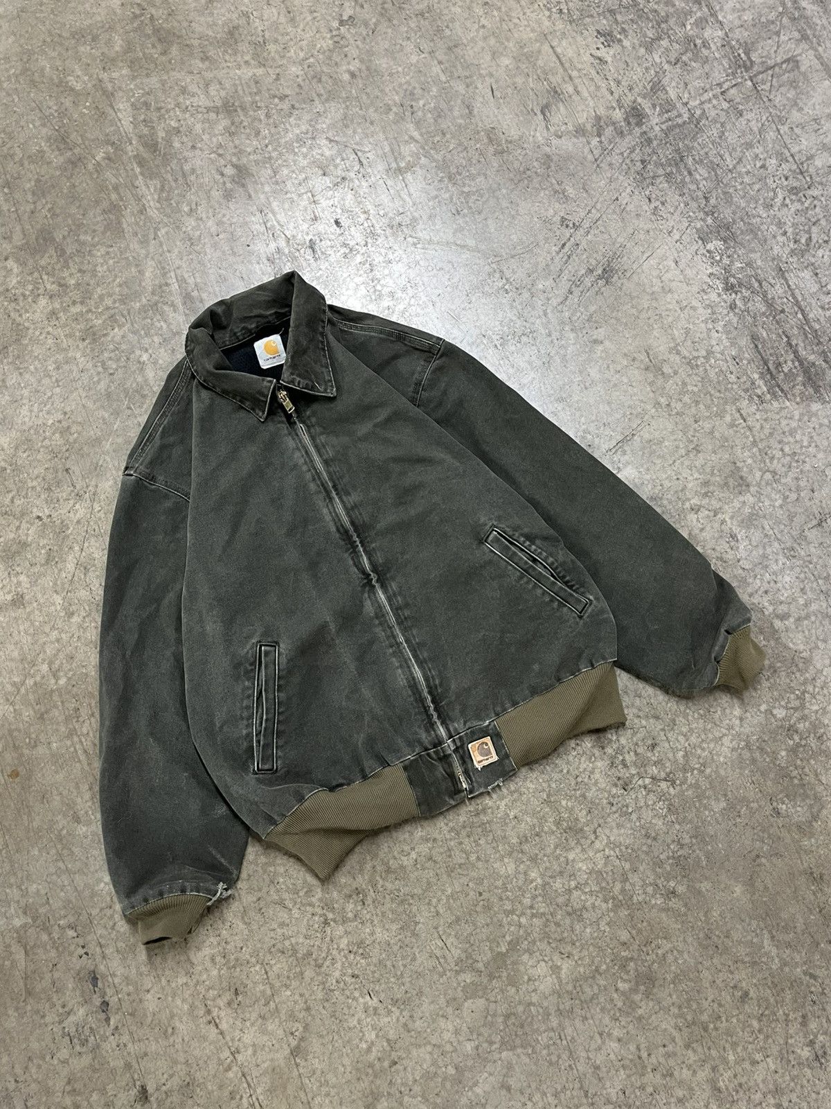 Carhartt × Vintage Carhartt Santa Fe forest green earth tone distressed Size US XL / EU 56 / 4 - 3 Thumbnail