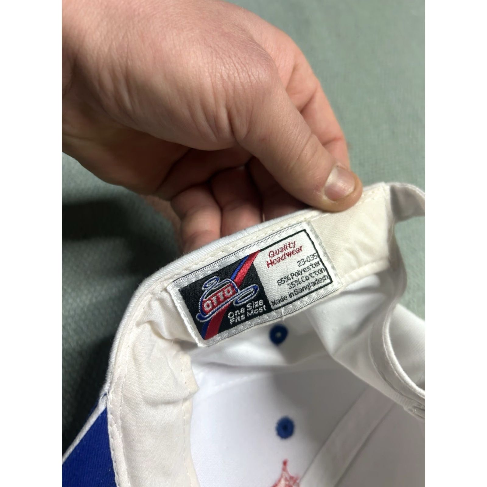 Vintage VINTAGE White Blue Adjustable Big Brothers Big Sisters Program Baseball Cap Hat Men Size ONE SIZE - 7 Thumbnail