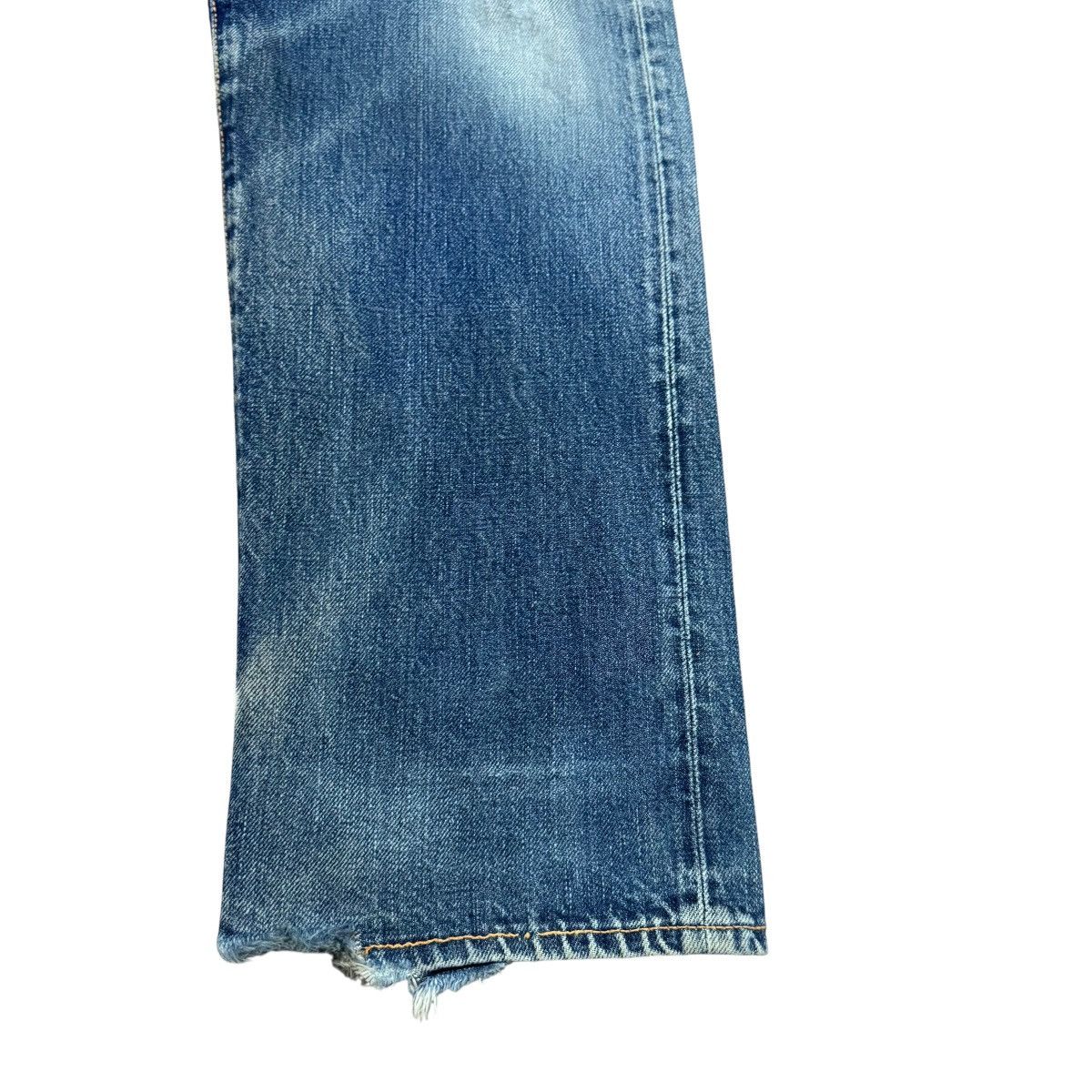 Evisu Vintage Evis Denim Selvedge Jeans Distressed Size US 30 / EU 46 - 10 Thumbnail