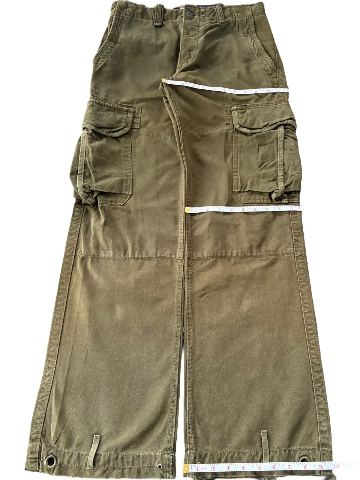 Gap Vintage Gap Side Adjustable Bootcut Cargo Denim Pants Size US 32 / EU 48 - 8 Thumbnail