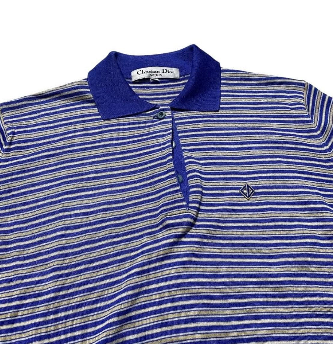 Christian Dior Monsieur Christian Dior Sports Multicolor Striped Polos Size US M / EU 48-50 / 2 - 2 Thumbnail