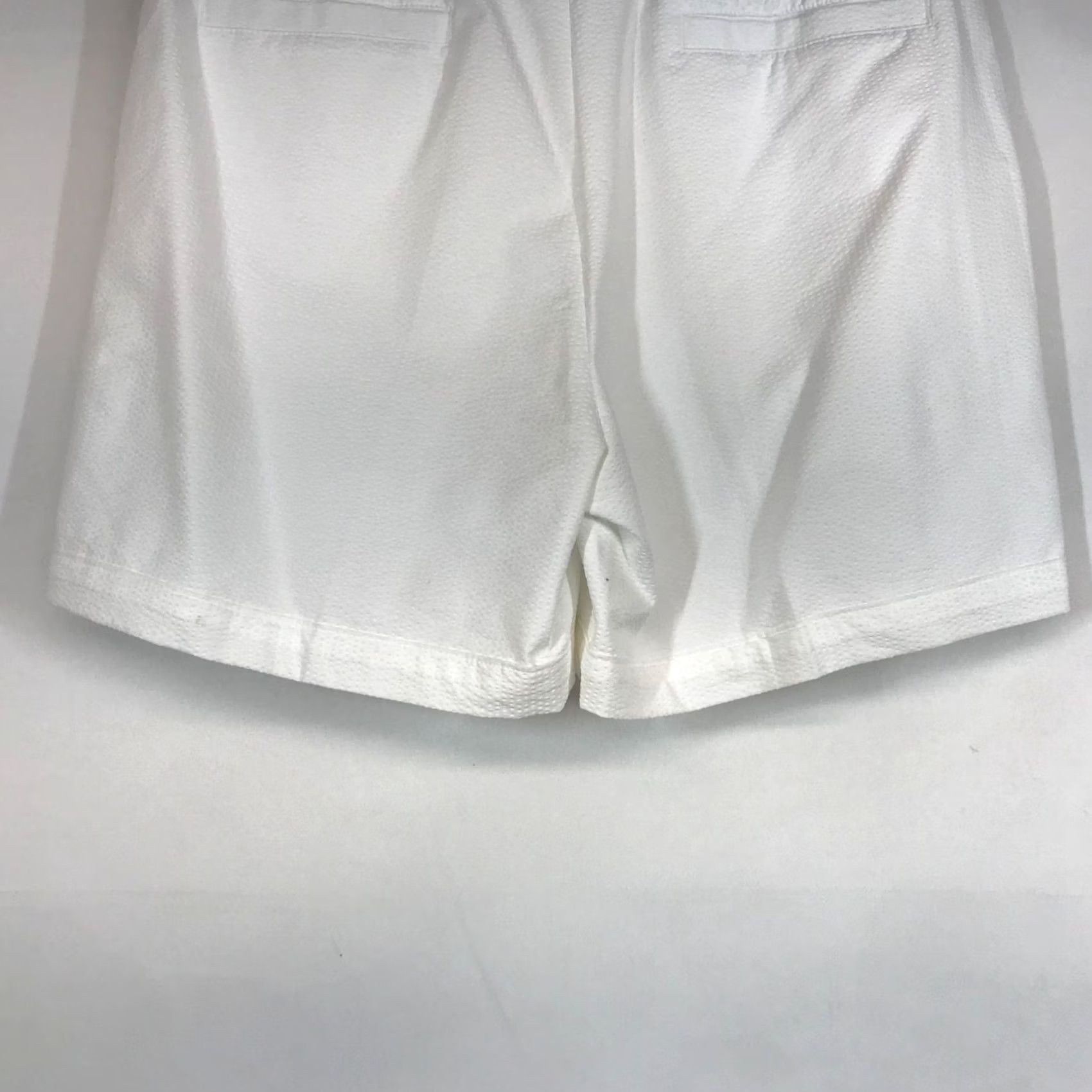 Vintage Walter Hagen Women's Golf Shorts 2 White 100% Polyester Flat Front Casual Size 26" / US 2 / IT 38 - 6 Thumbnail
