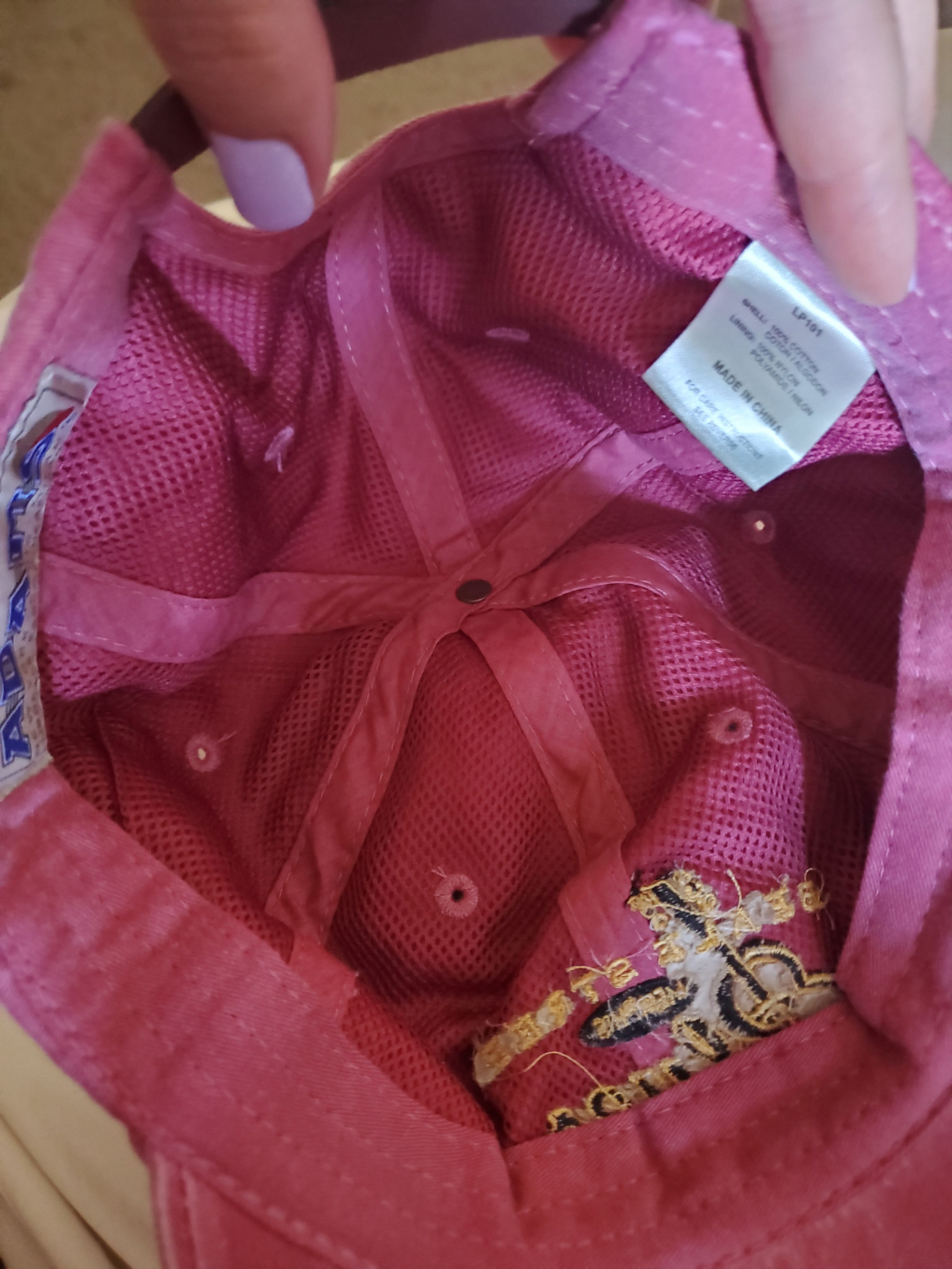 Adams Reddish Pink Memphis Beale Street Hat w/ Adjustable Strap Size ONE SIZE - 2 Thumbnail
