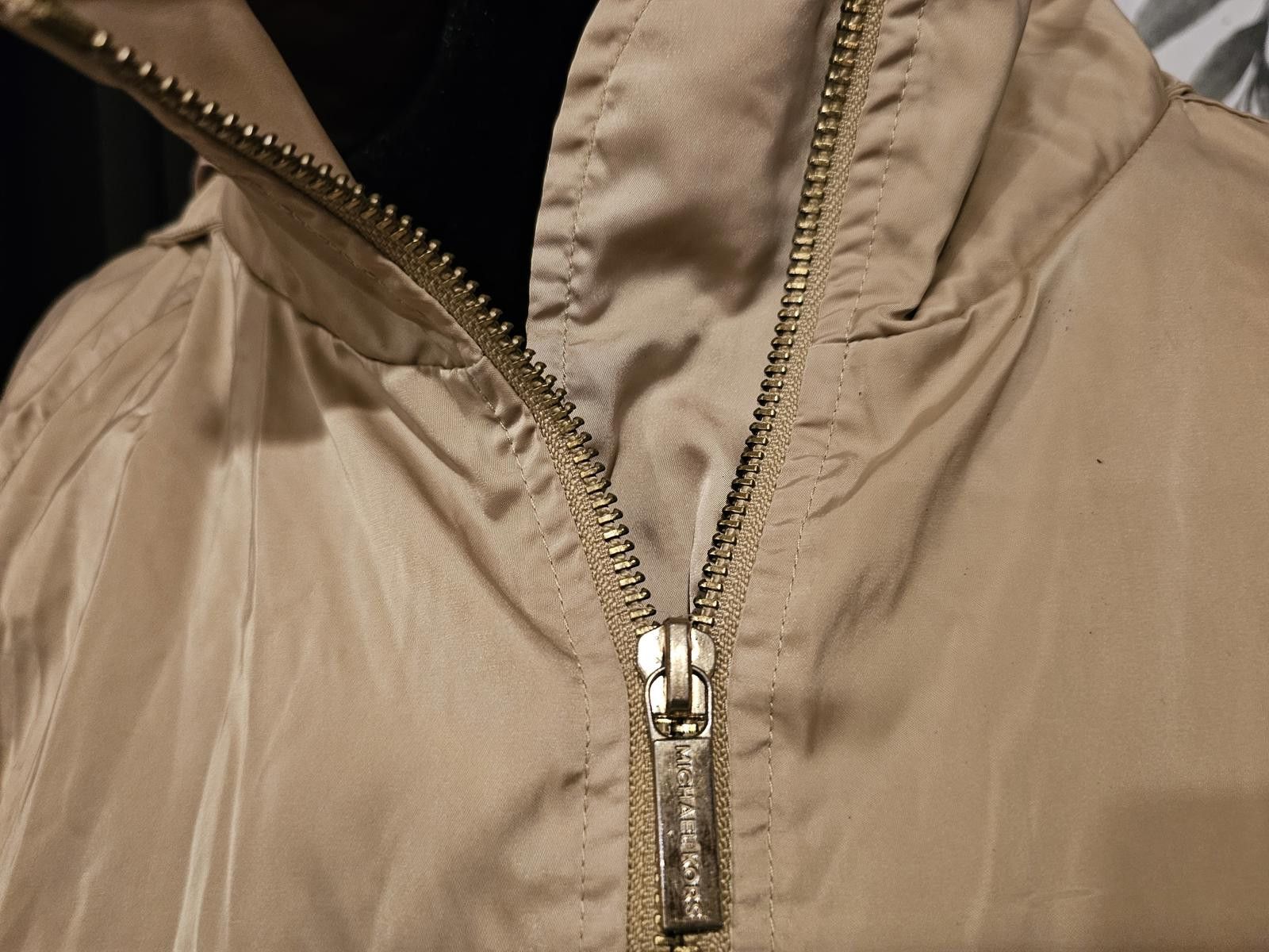 Michael Kors Michael Kors Jacket Gold Womens Size L Raincoat Size L / US 10 / IT 46 - 5 Thumbnail