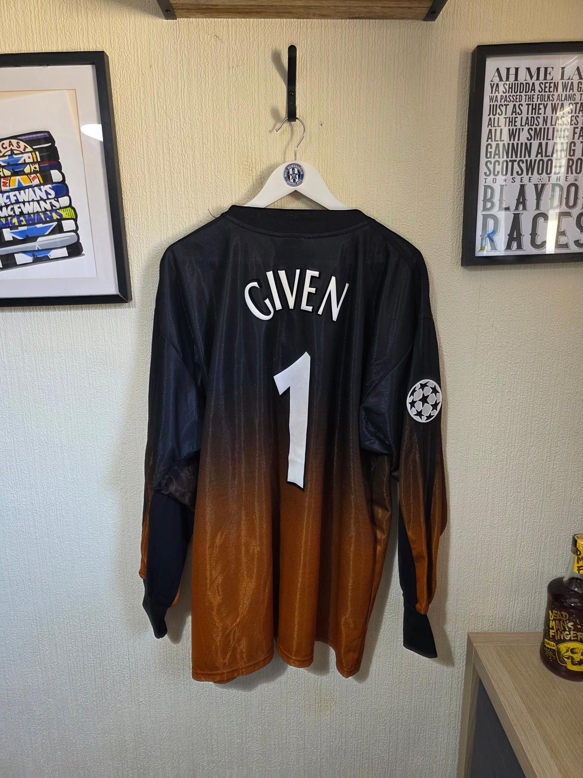 Adidas Newcastle United 2002/03 Adidas Keeper shirt, #1 GIVEN - XXL Size US XXL / EU 58 / 5 - 1 Thumbnail