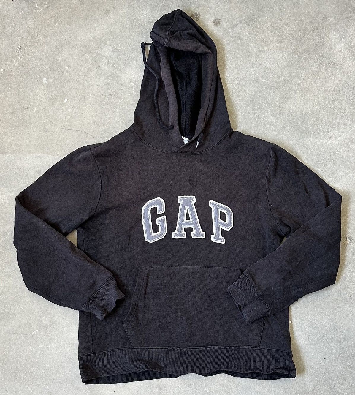 Gap VINTAGE GAP WELL FADED SPELLOUT HOODIE Size US M / EU 48-50 / 2 - 1 Thumbnail