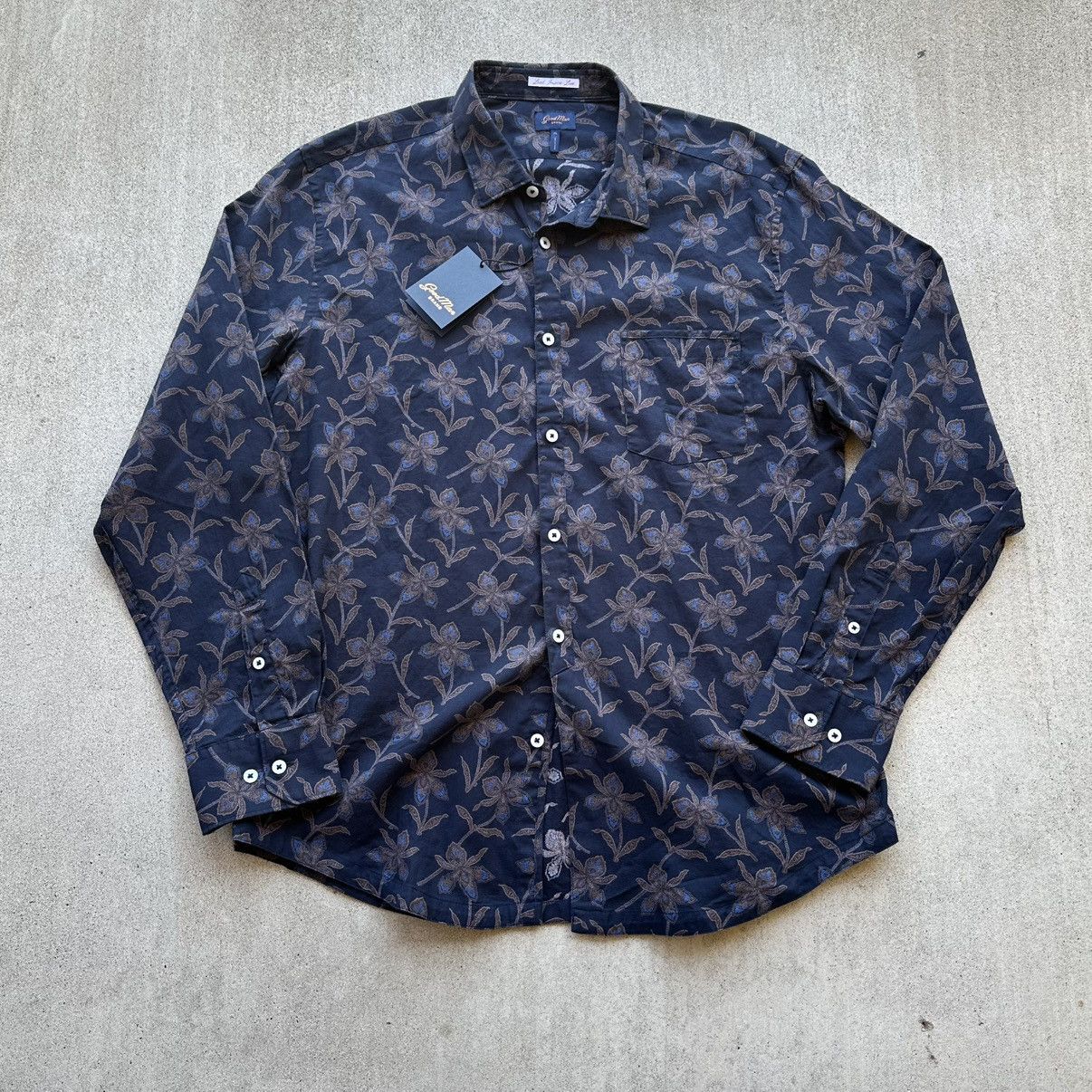 Good Man Brand Good Man Brand Shirt Men Size XL Floral All Over Print NWT Size US XL / EU 56 / 4 - 1 Thumbnail
