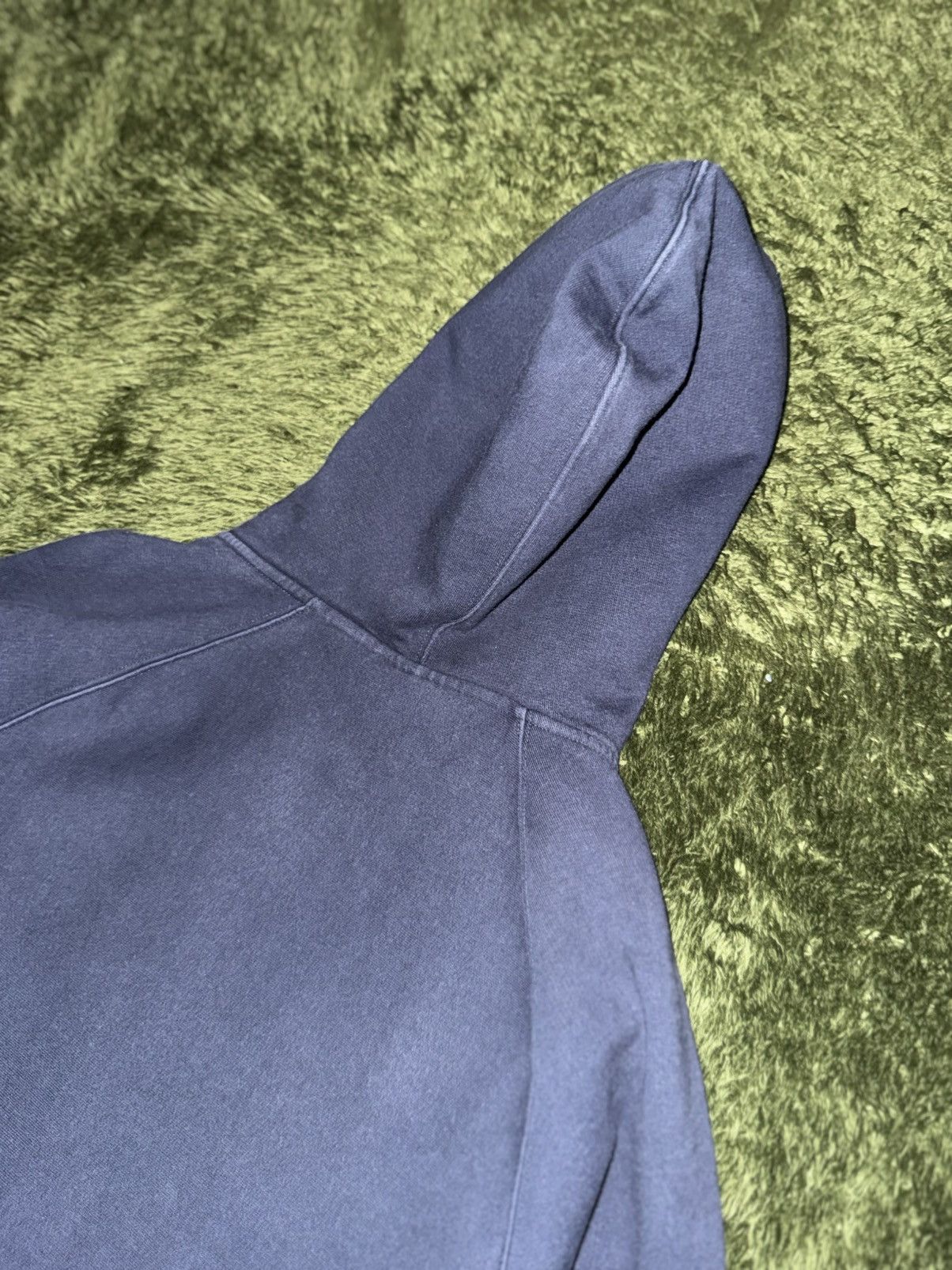 Carhartt Wip [L] Carhartt WIP GARRET Quarter Zip Logo Hoodie Washed Navy Size US L / EU 52-54 / 3 - 7 Thumbnail