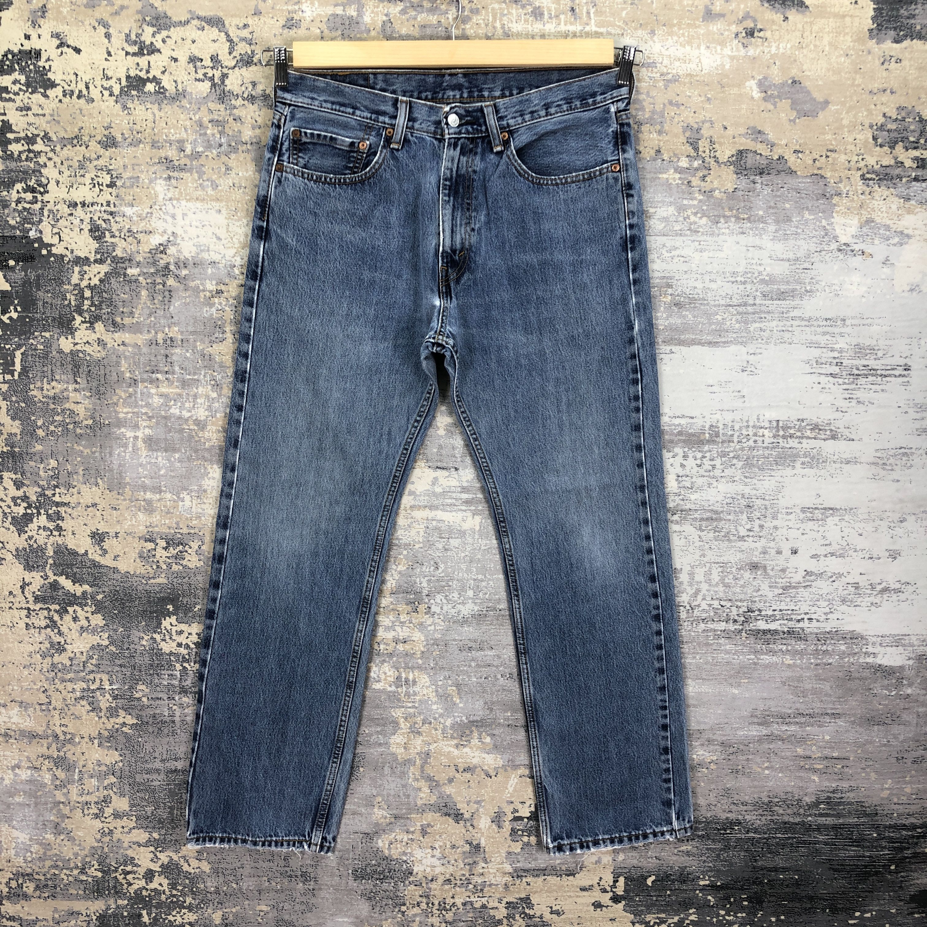 Levi's Vintage Levis 505 Jeans Ripped Levi's Stonewash Faded Denim Size US 34 / EU 50 - 1 Thumbnail