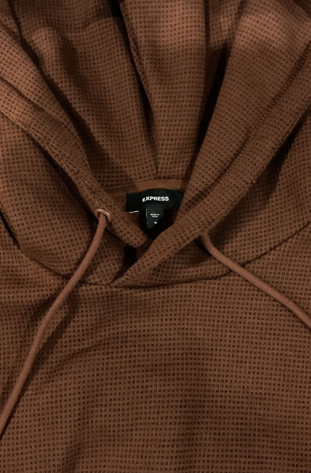 Express Luxury Patterned Express Hoodie Rust Mens M Size US M / EU 48-50 / 2 - 2 Thumbnail