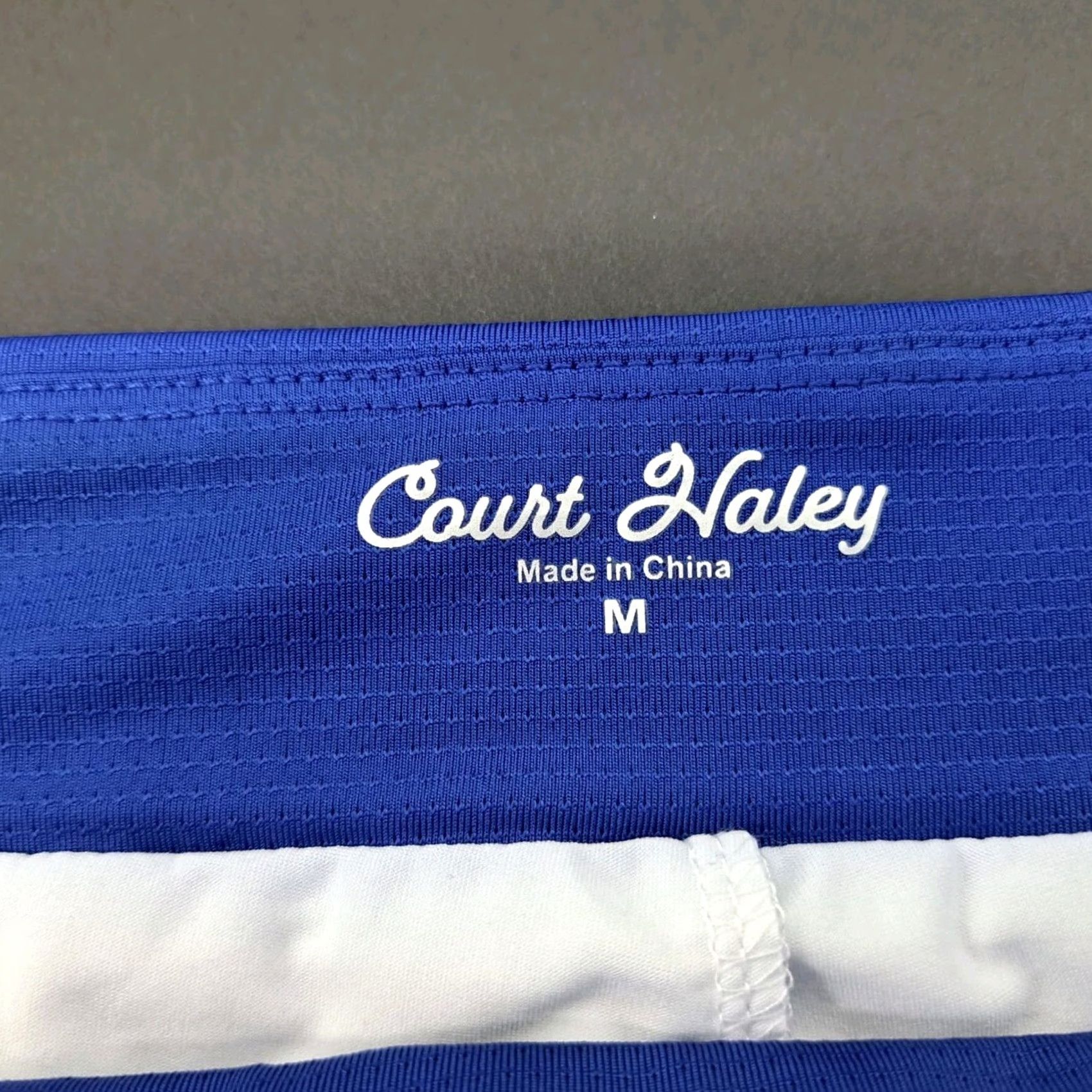 Vintage Court Haley Performance Skort Womens Blue White Pull On Athletic Short Skirt M NWT Court Haley Size 32" / US 10 / IT 46 - 2 Thumbnail