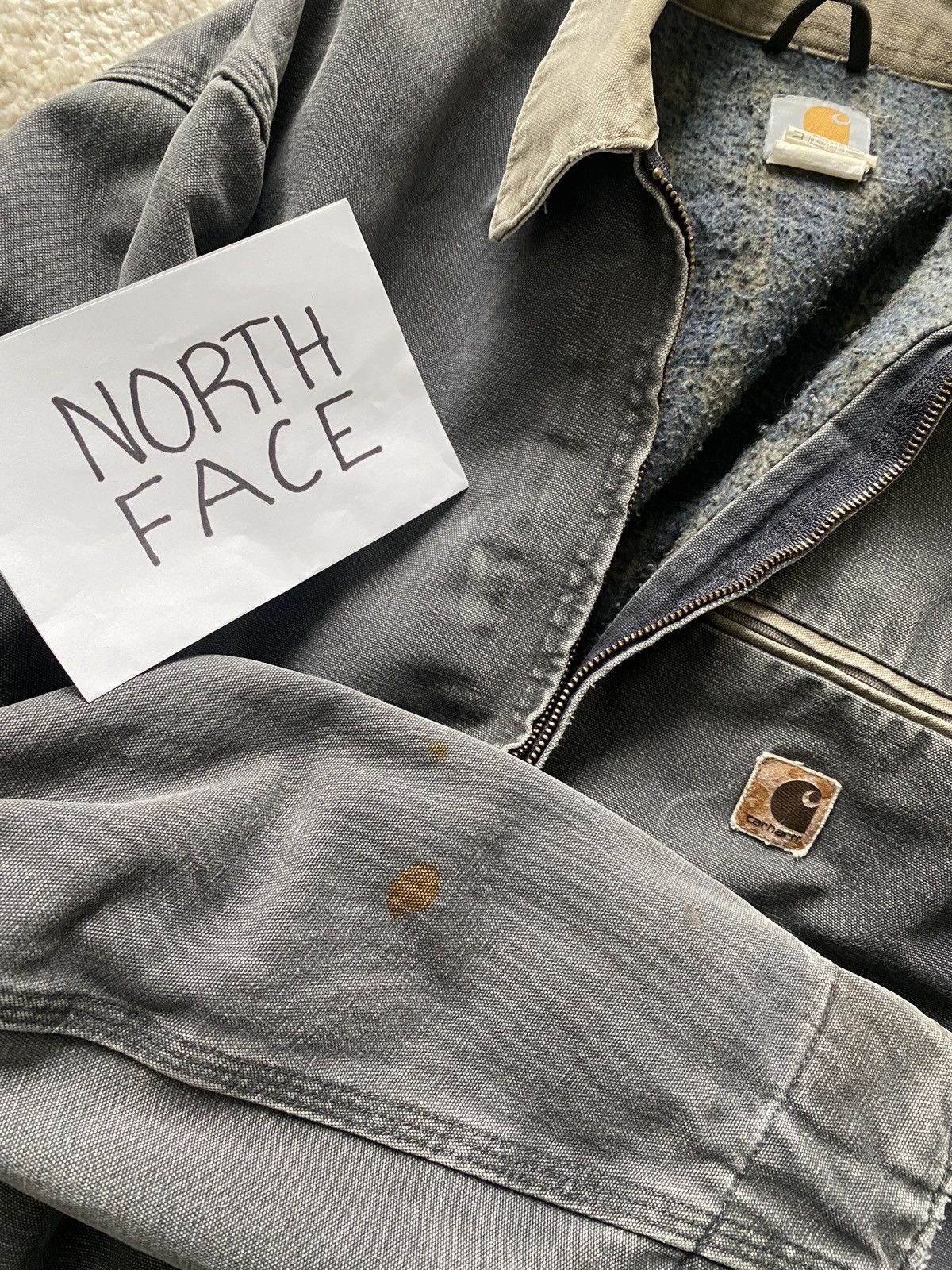 Carhartt デトロイトジャケットJ97 PTL ダークグレー ジャケット 希少カラー USA製 carhartt デトロイト ジャケット J97PTL 2XL