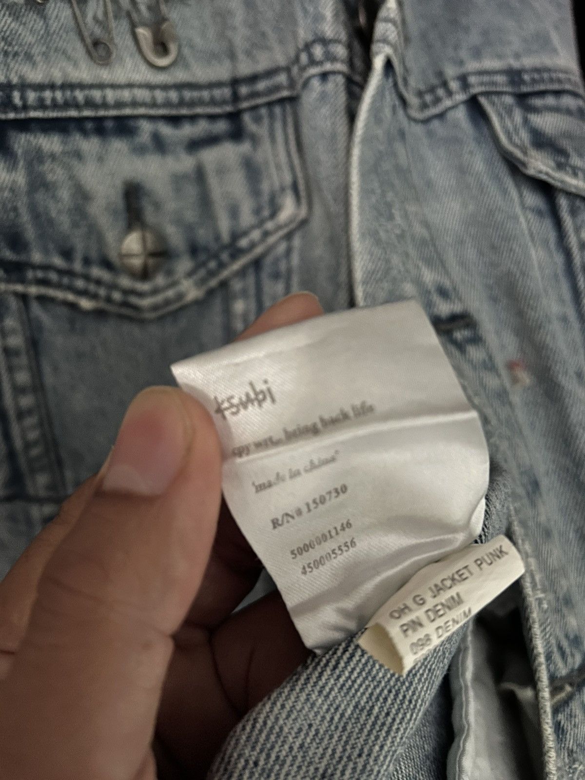 Ksubi Pins Punk Distressed Denim Jacket Size US M / EU 48-50 / 2 - 4 Thumbnail