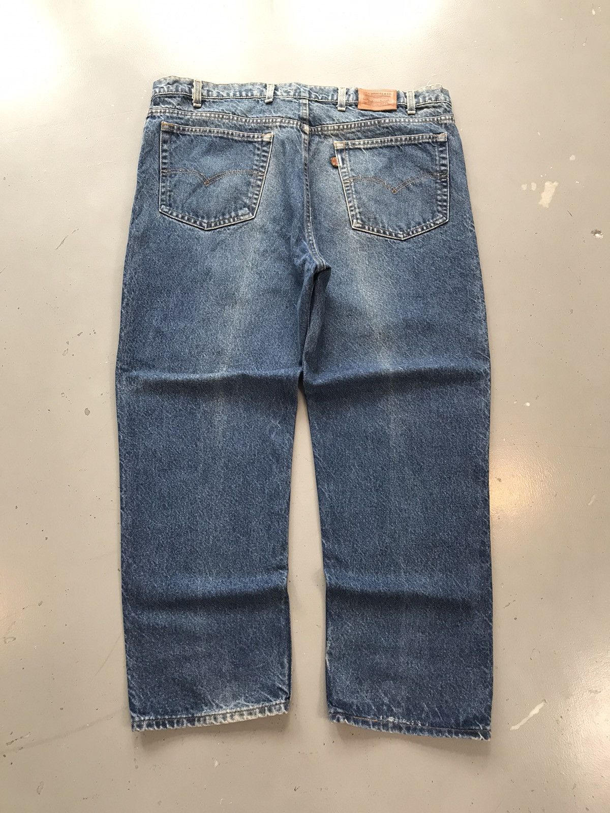 Levi's × Vintage Vintage Levi’s orange tab big size baggy fit denim Size US 42 / EU 58 - 6 Thumbnail