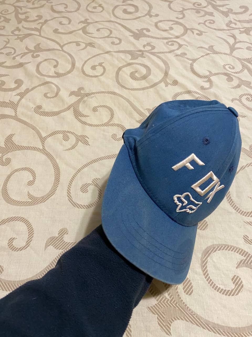 Fox Racing Fox Racing Flexfit Tech Logo Cap – Blue/Black Snapback Hat Size ONE SIZE - 2 Thumbnail