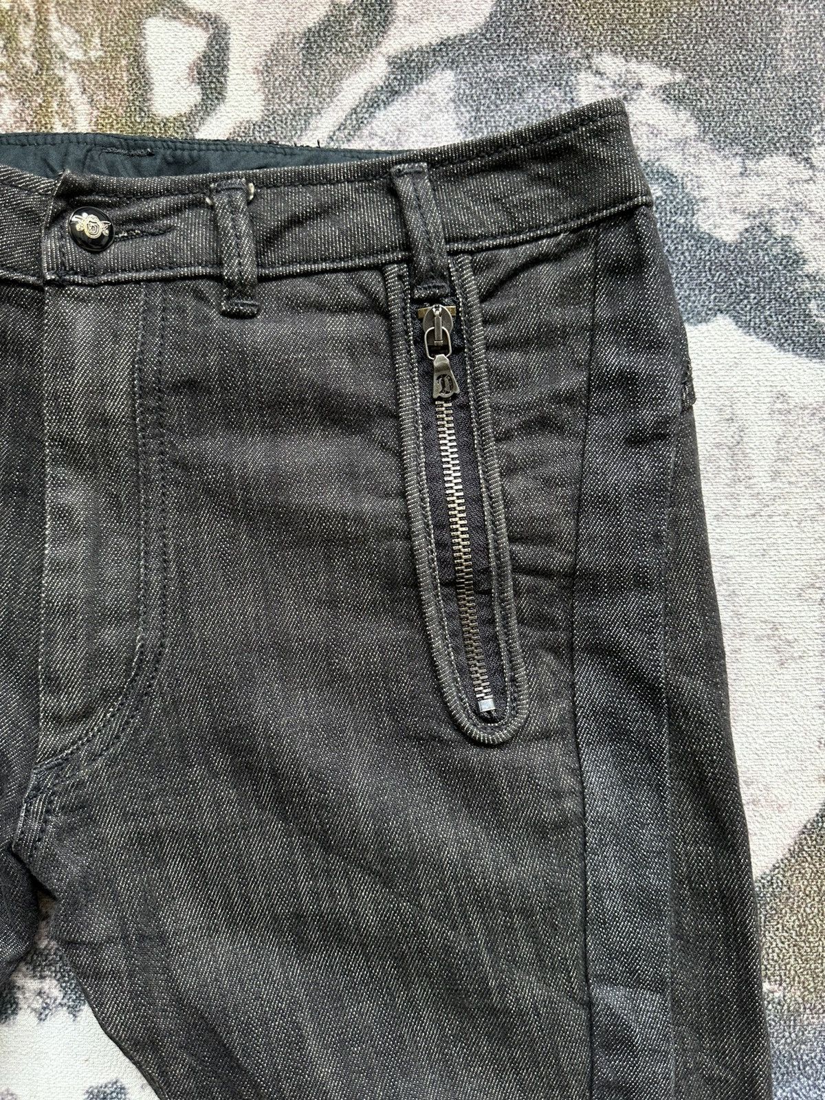 Diesel SS2007 Diesel Piccato spiral hybrid denim Size US 31 - 6 Thumbnail