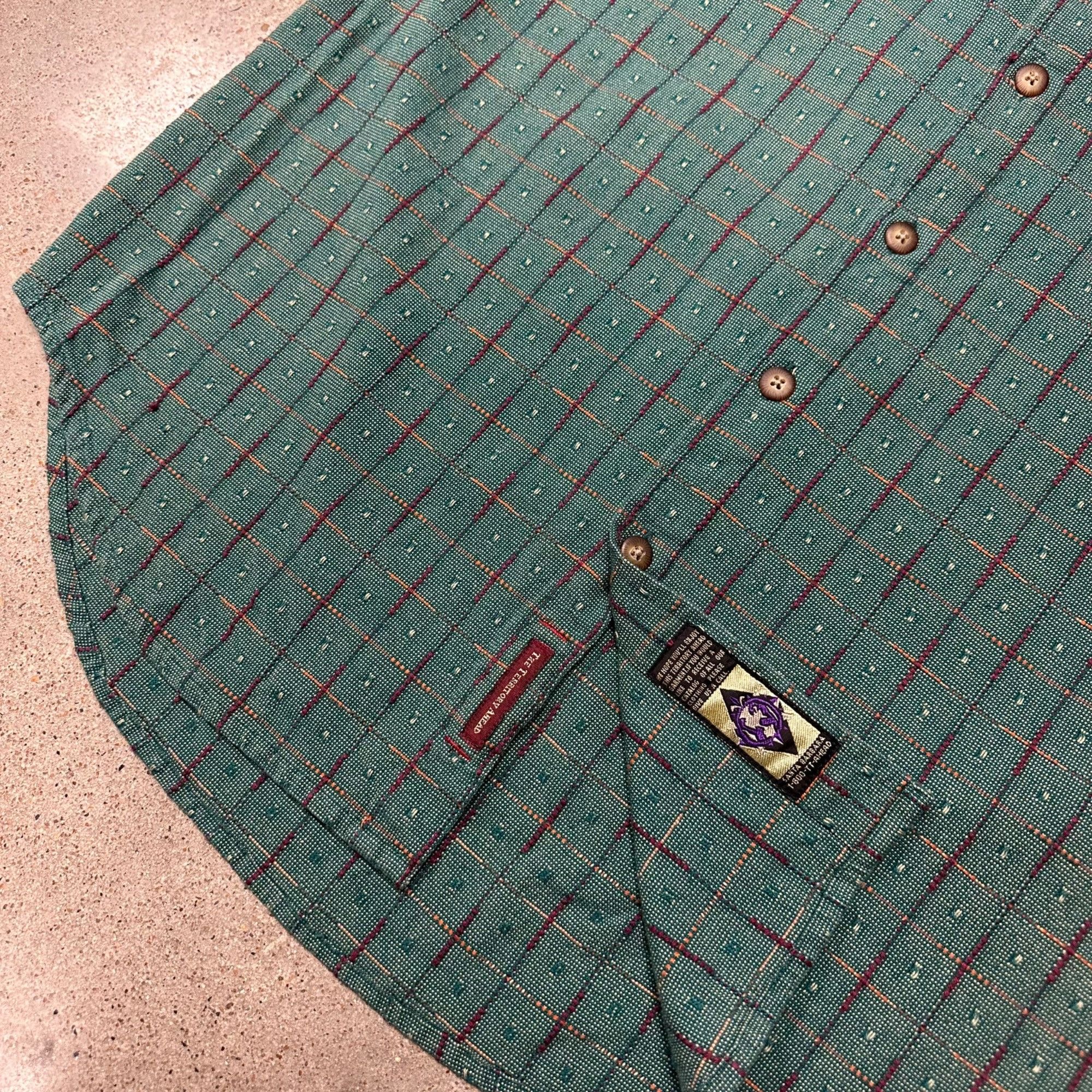 The Territory Ahead × Vintage Vintage The Territory Ahead Heavyweight Knit Button Up Shirt Size US L / EU 52-54 / 3 - 3 Thumbnail