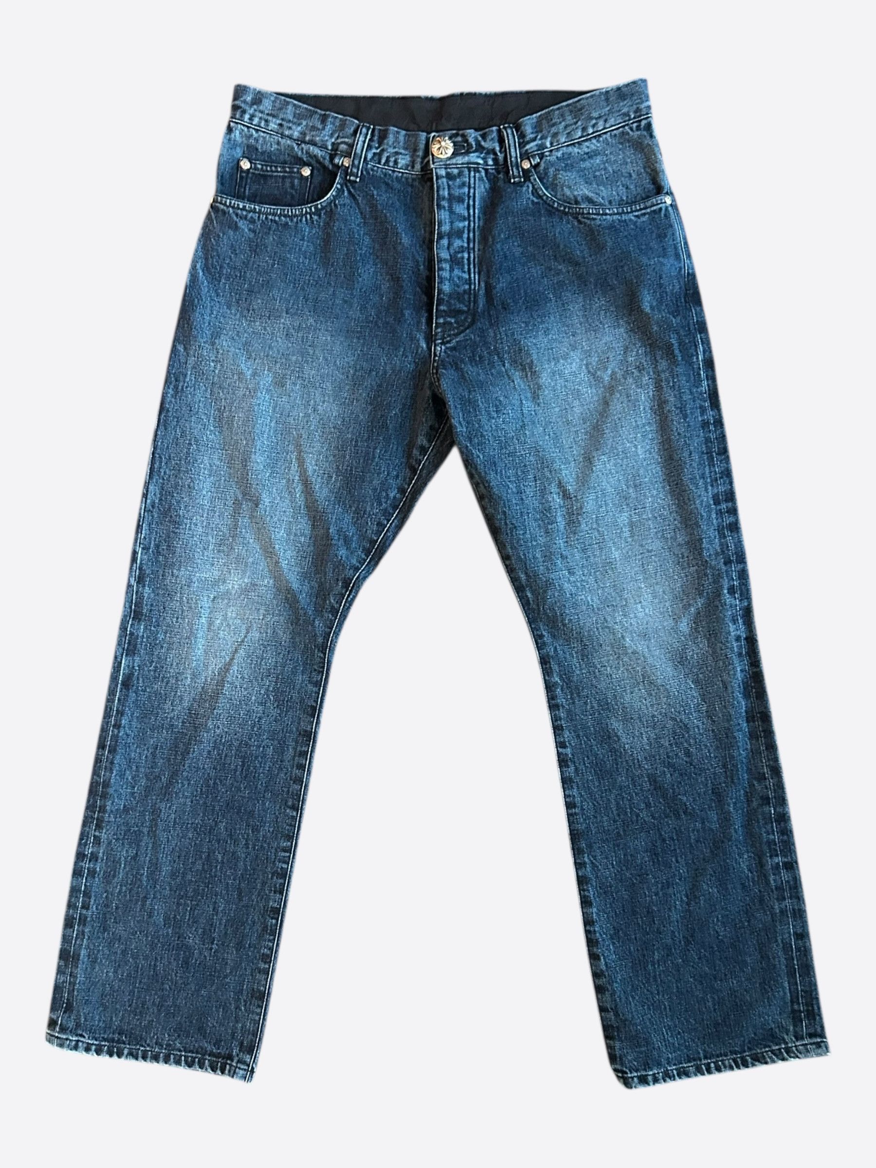 Chrome Hearts Chrome Hearts Blue Jeans Size US 38 / EU 54 - 1 Thumbnail