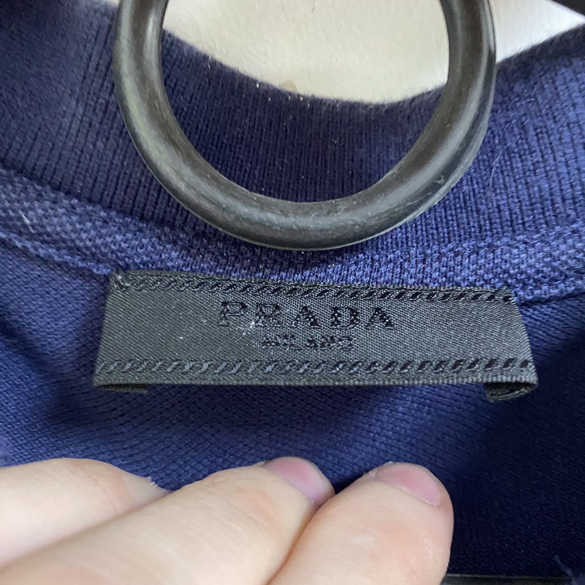 Prada Polo T-shirt Prada vintage Size US XL / EU 56 / 4 - 4 Thumbnail