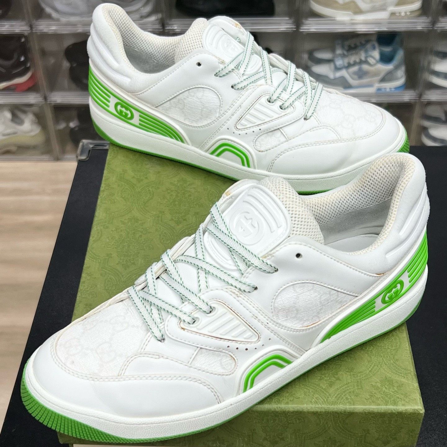 Gucci Gucci Green Shoes Low Top High Top Size US 10 / EU 43 - 1 Thumbnail